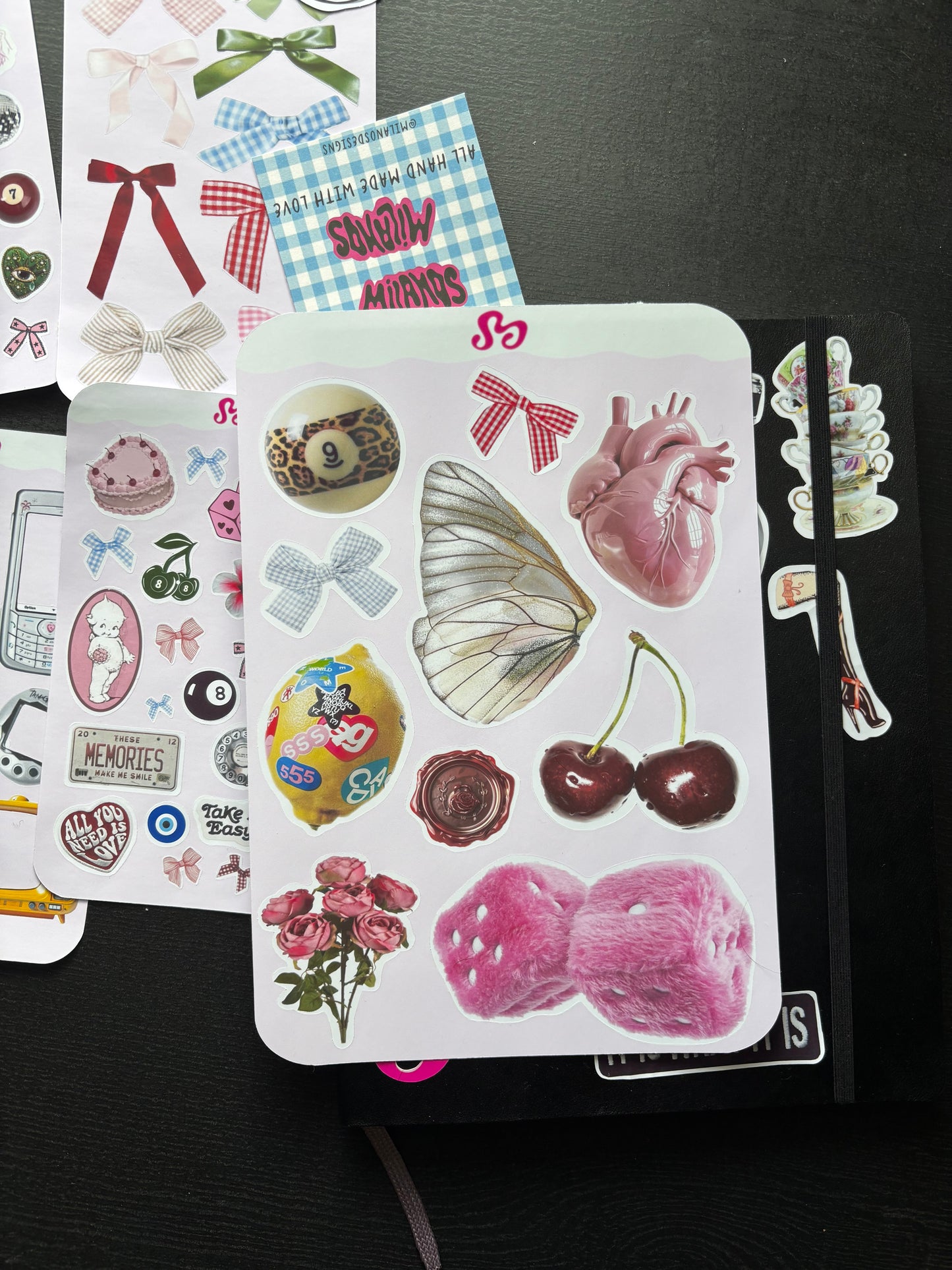 XL baddie sticker sheet