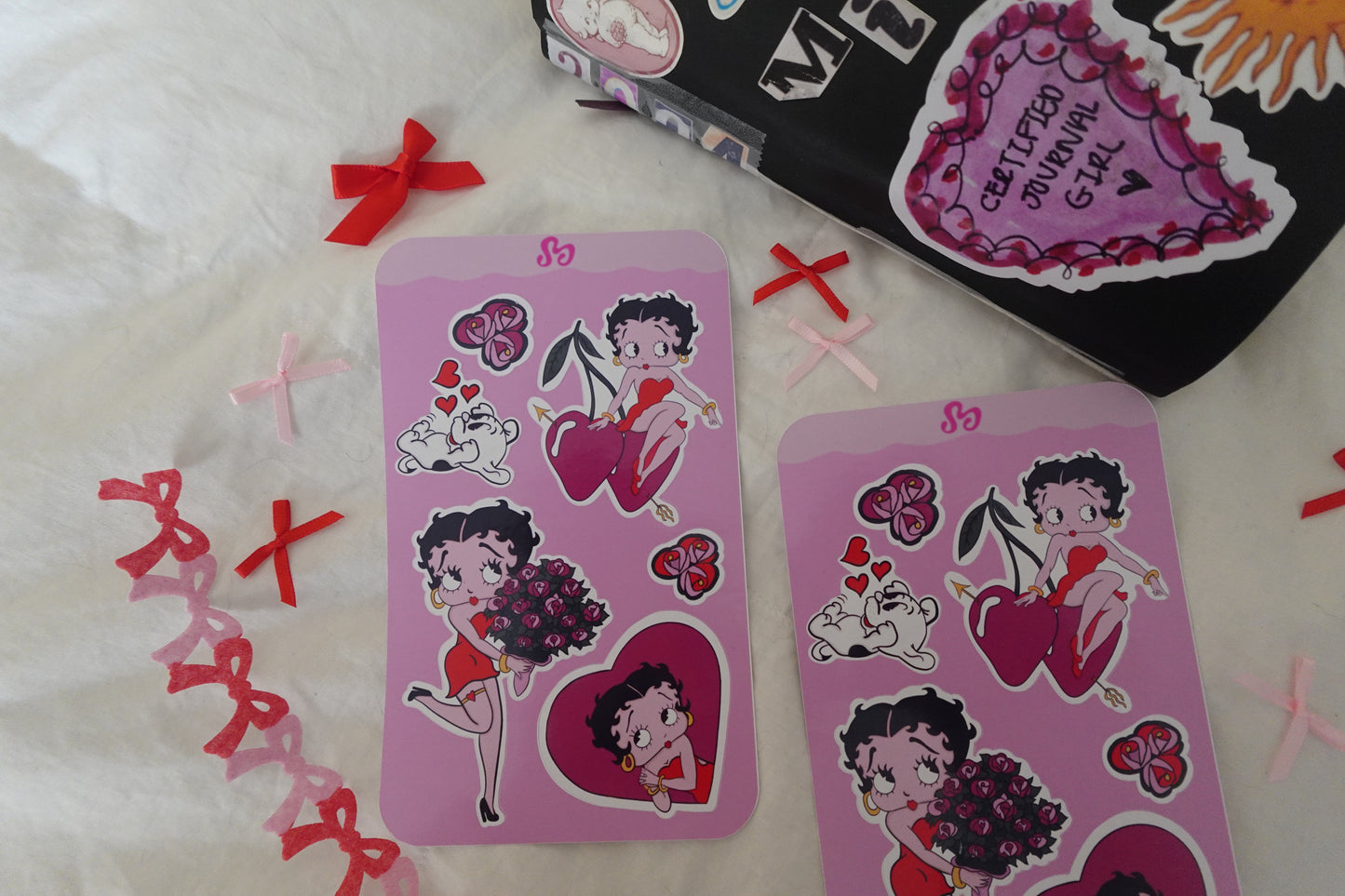 Love Betty Sticker sheet