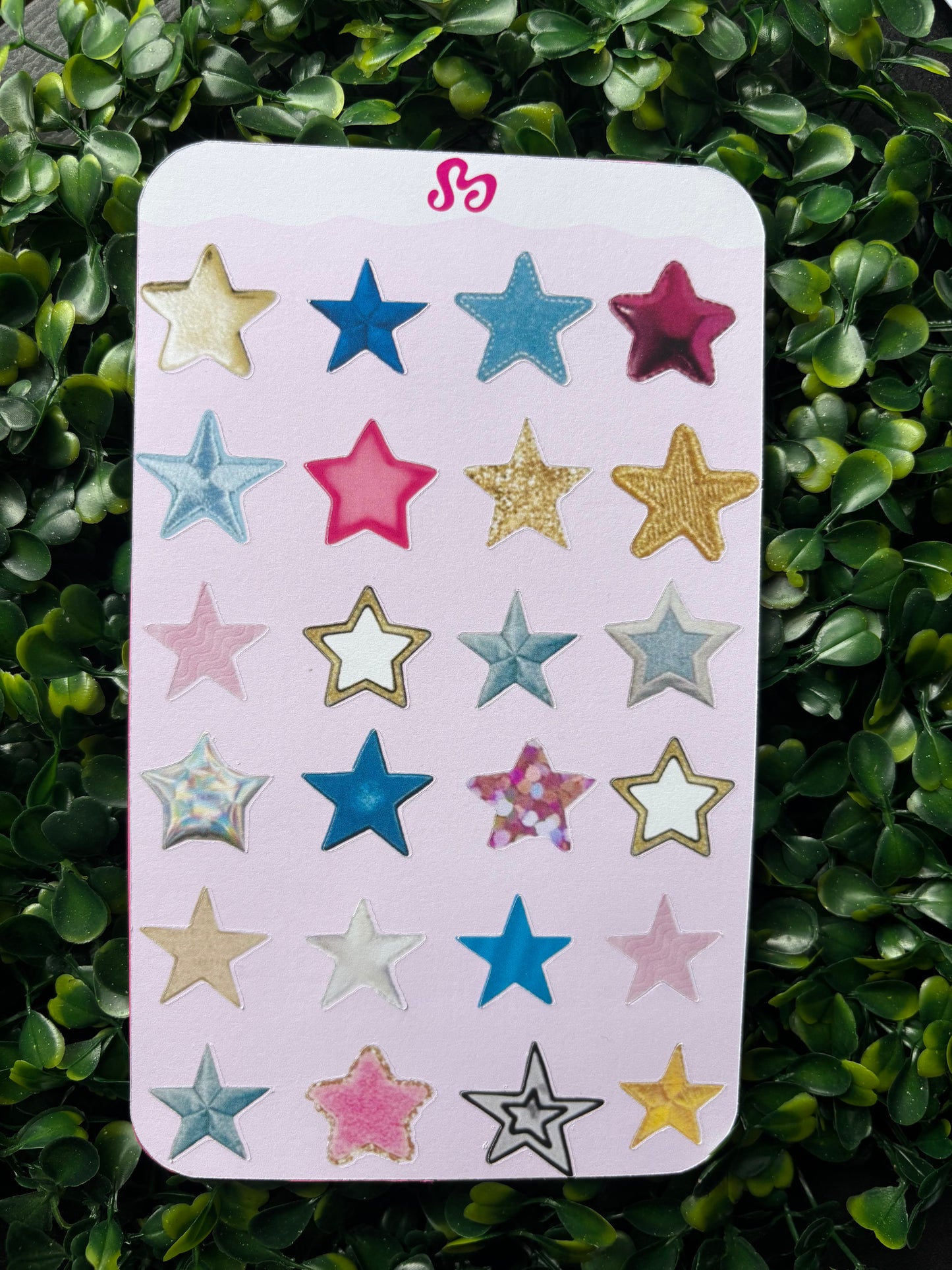 Star sticker sheet