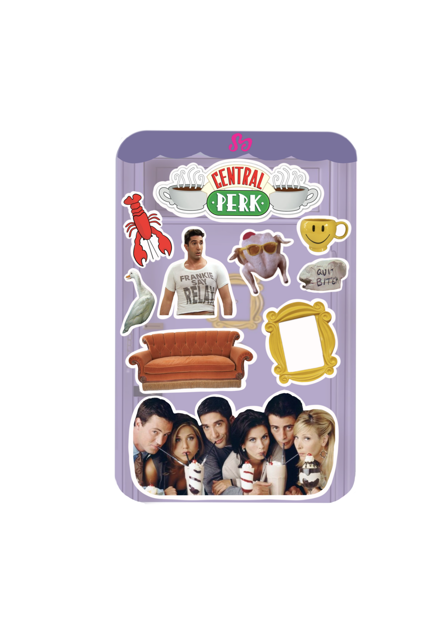 Friends sticker sheet
