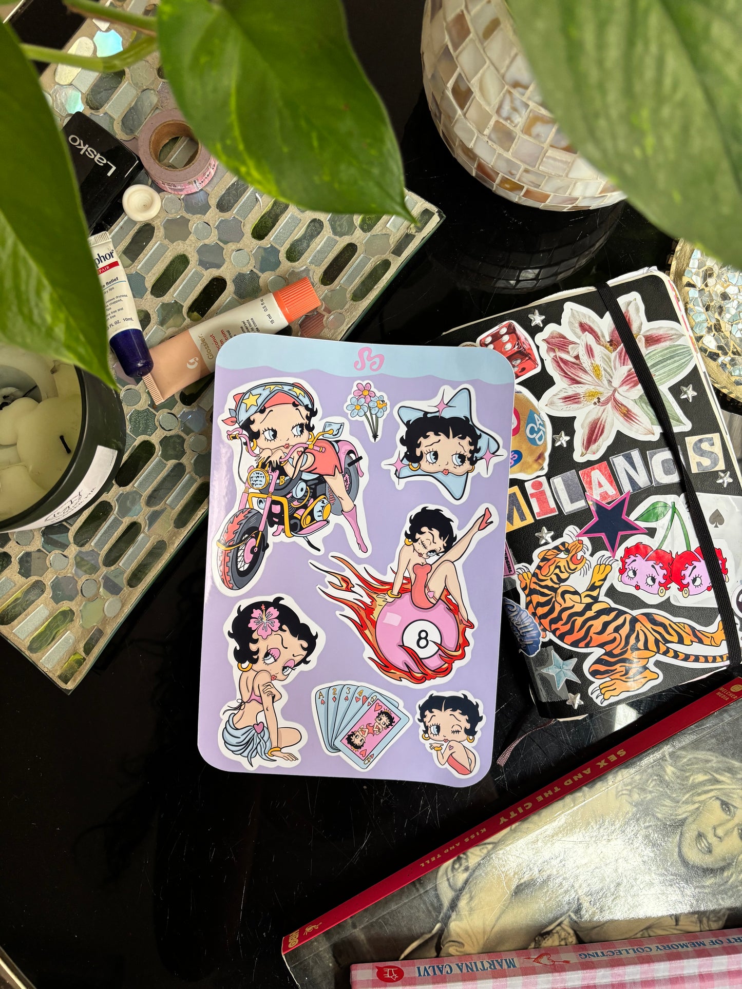 Summer Betty sticker sheet