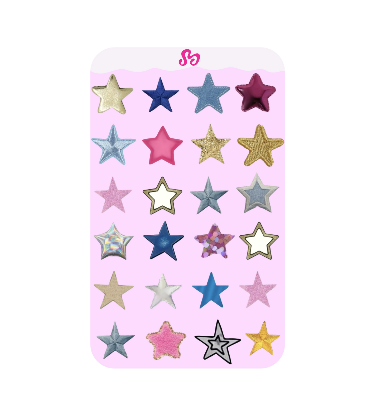 Star sticker sheet