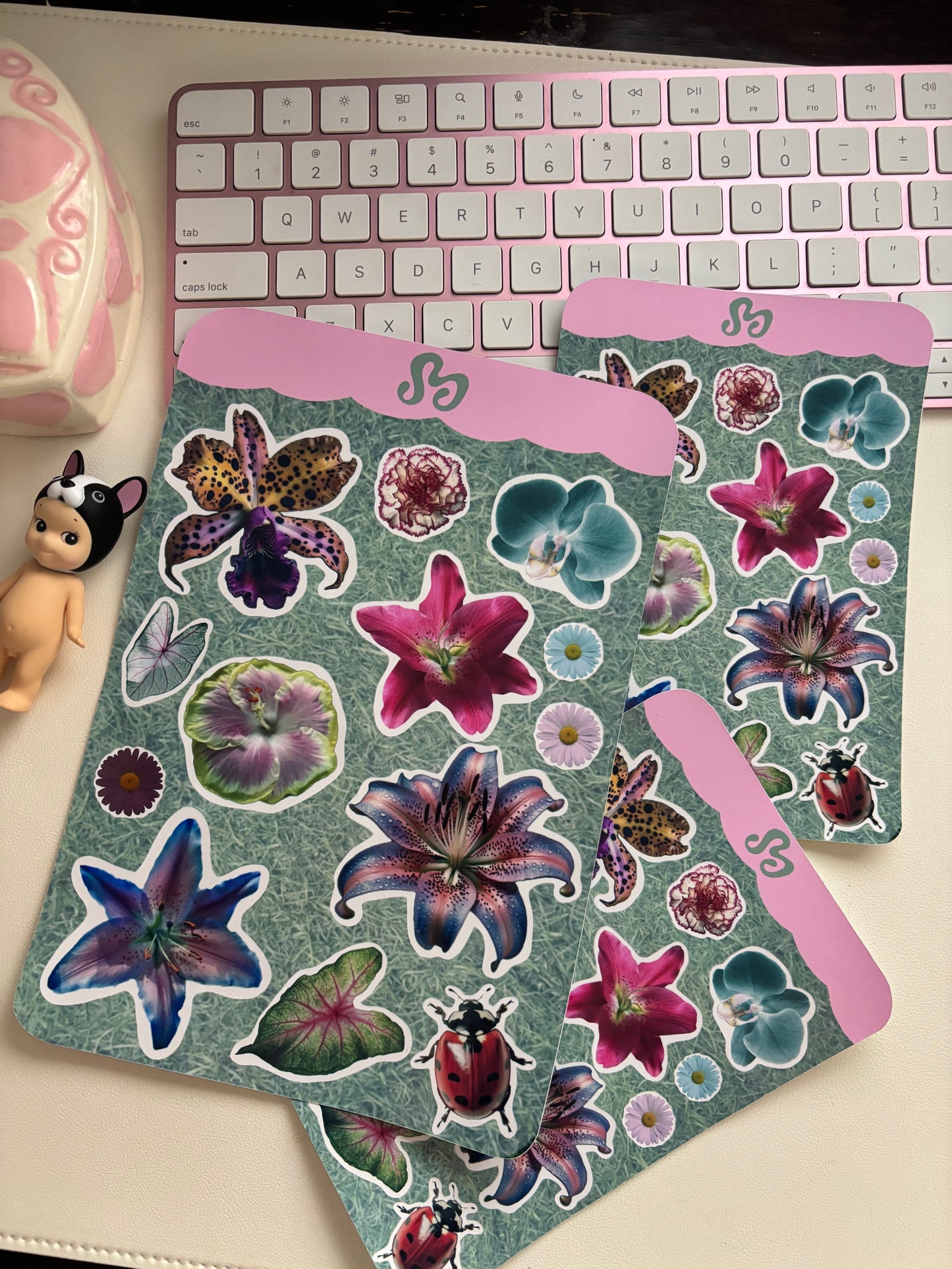 Pretty Flower Sticker sheet