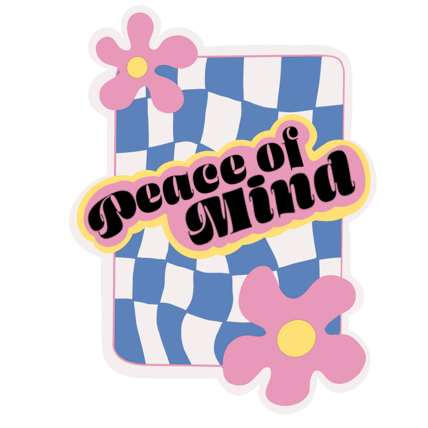 Peace of mind sticker