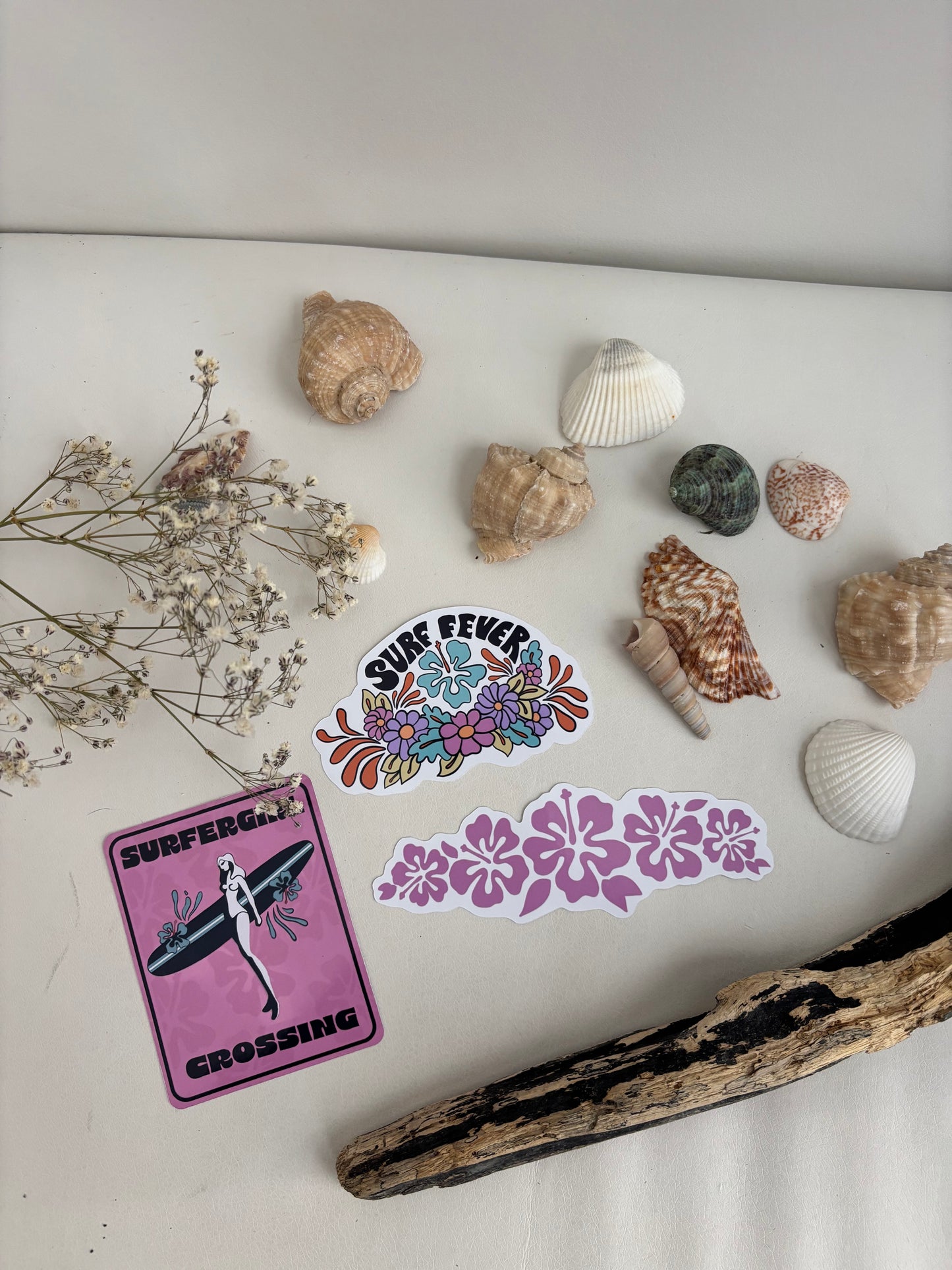 Surf sticker bundle