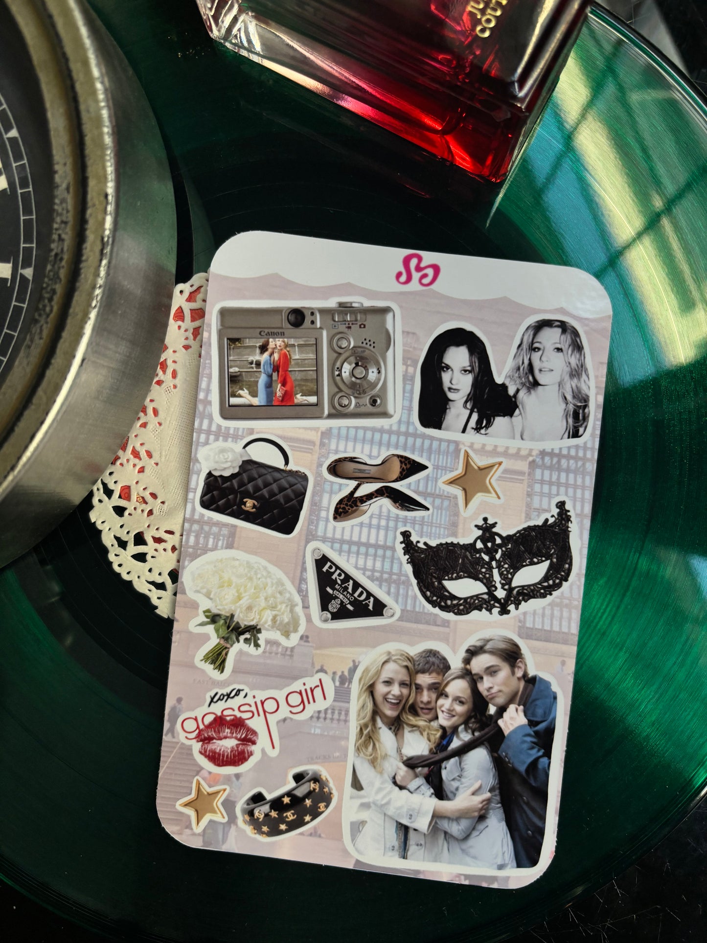 Gossip Girl sticker sheet