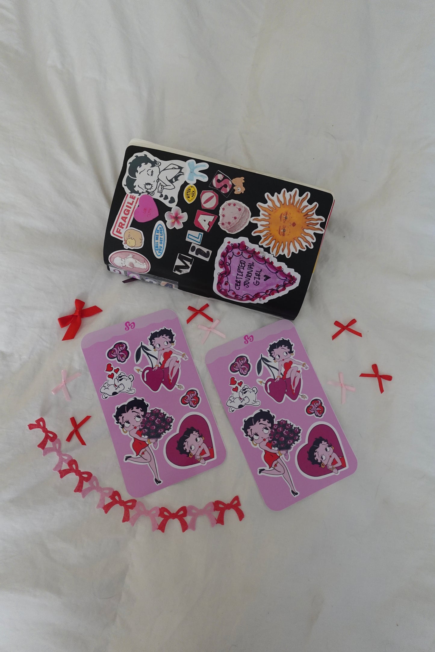 Love Betty Sticker sheet