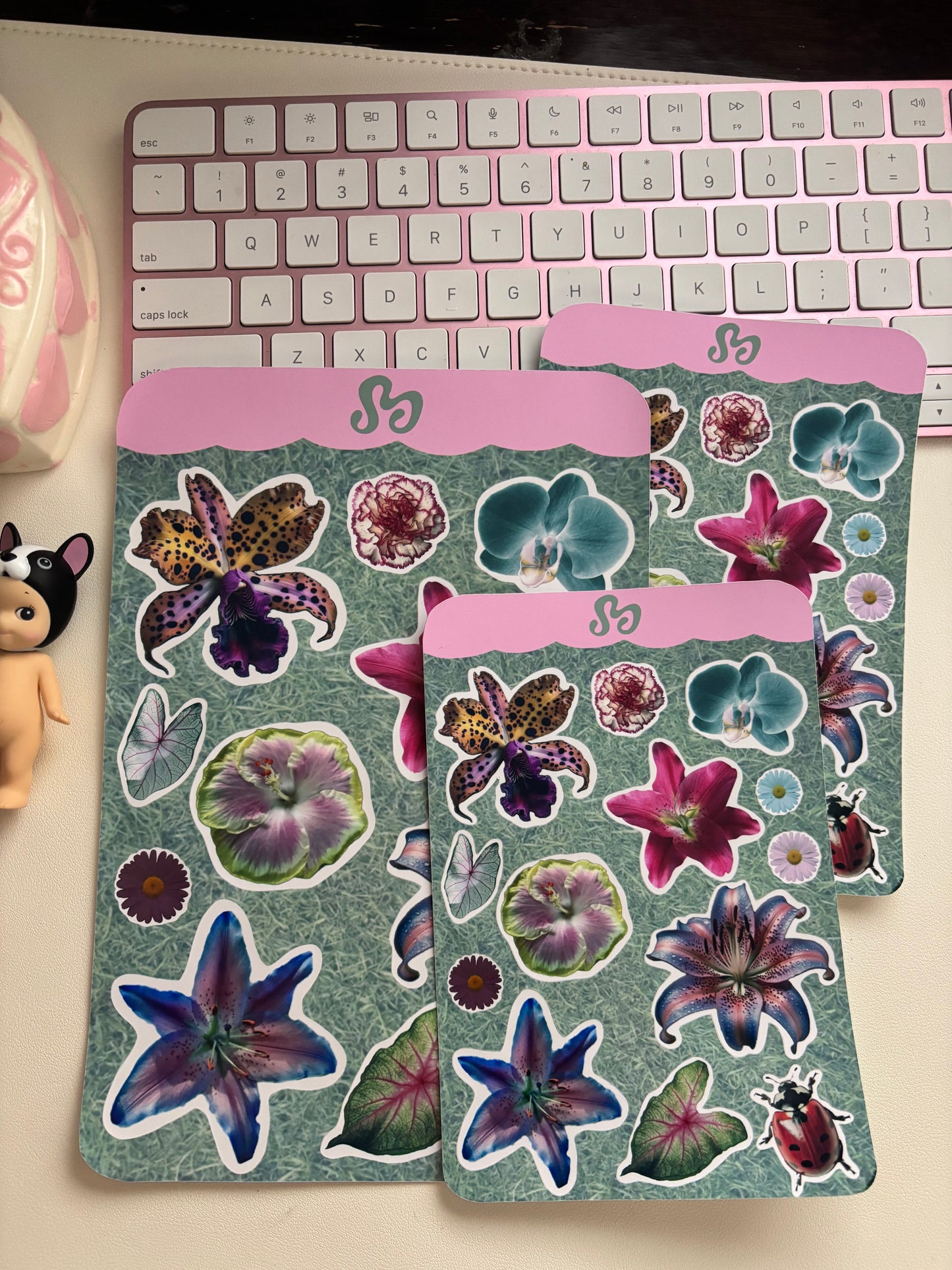 Pretty Flower Sticker sheet