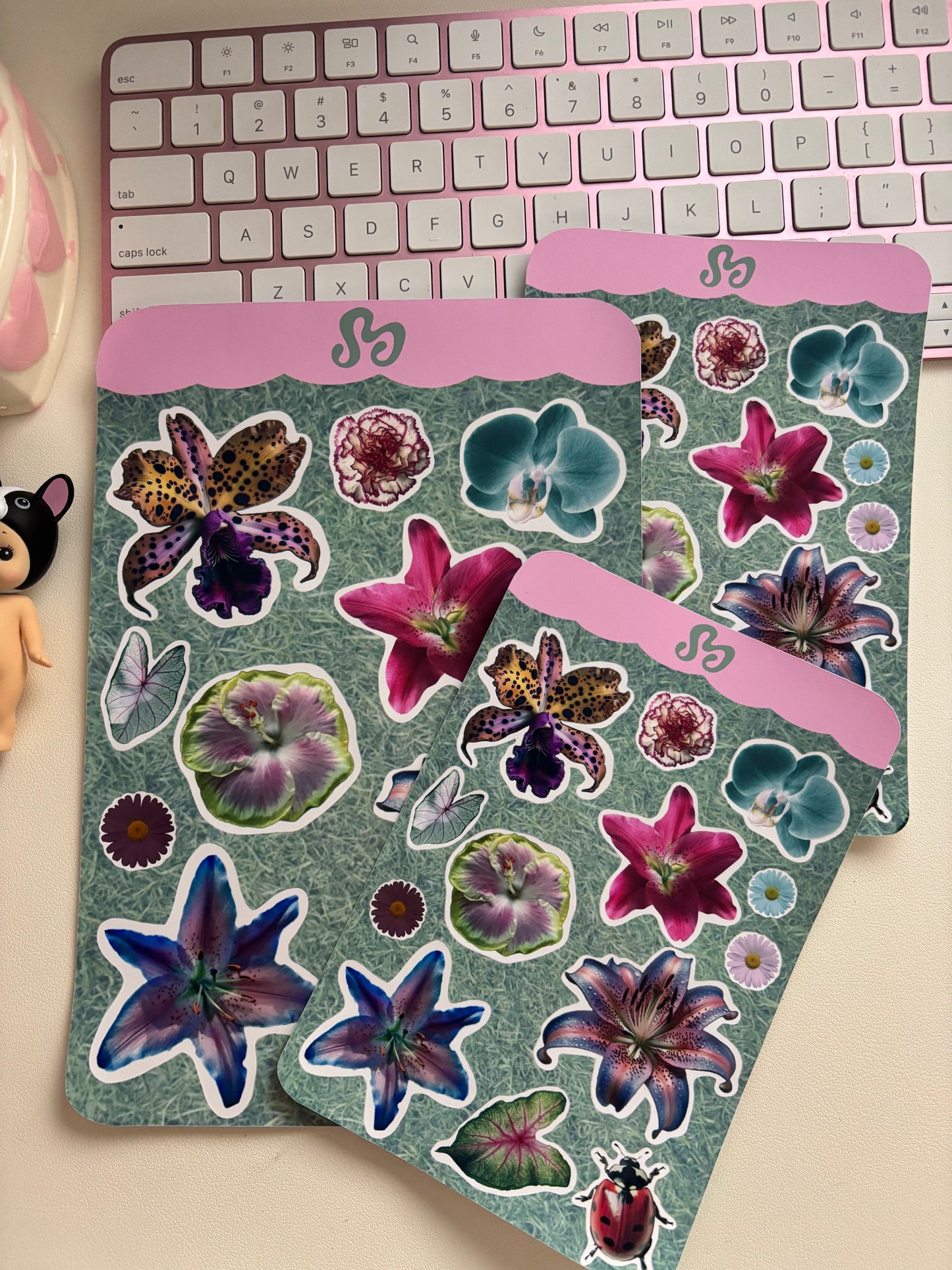 Pretty Flower Sticker sheet