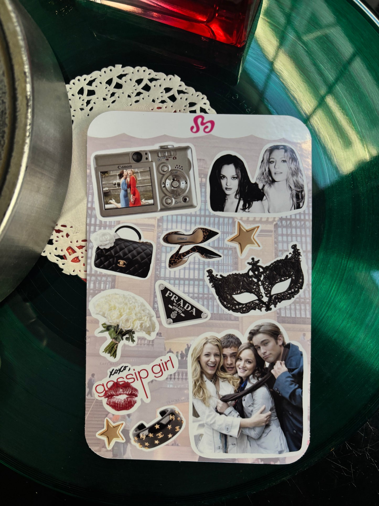 Gossip Girl sticker sheet