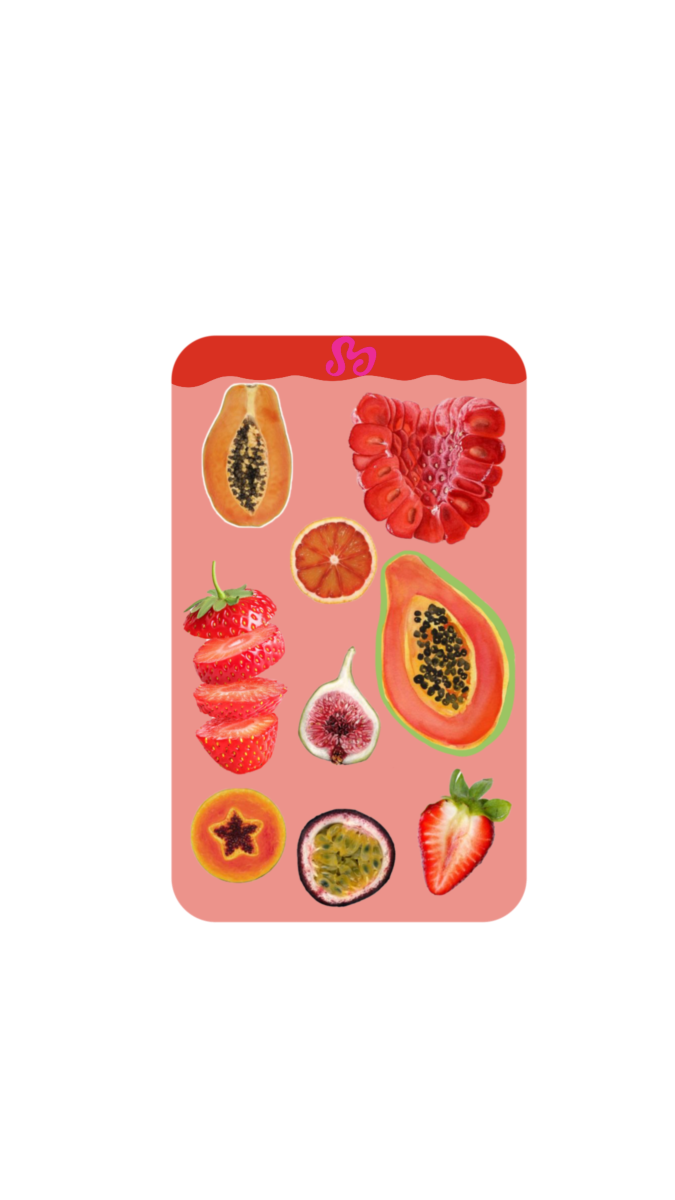Fruits sticker sheet