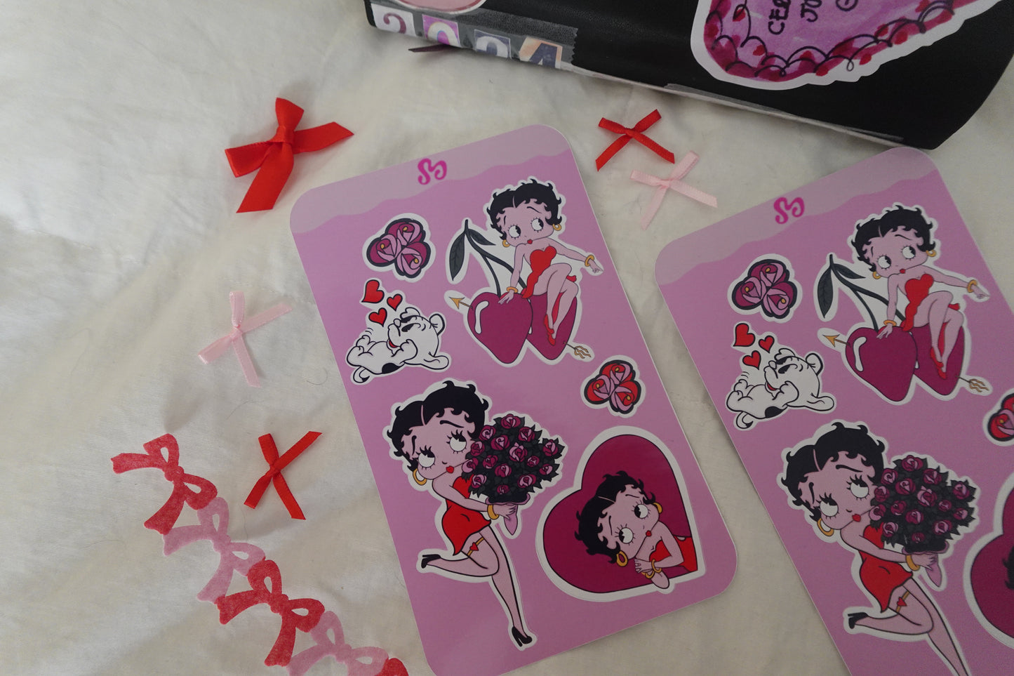 Love Betty Sticker sheet