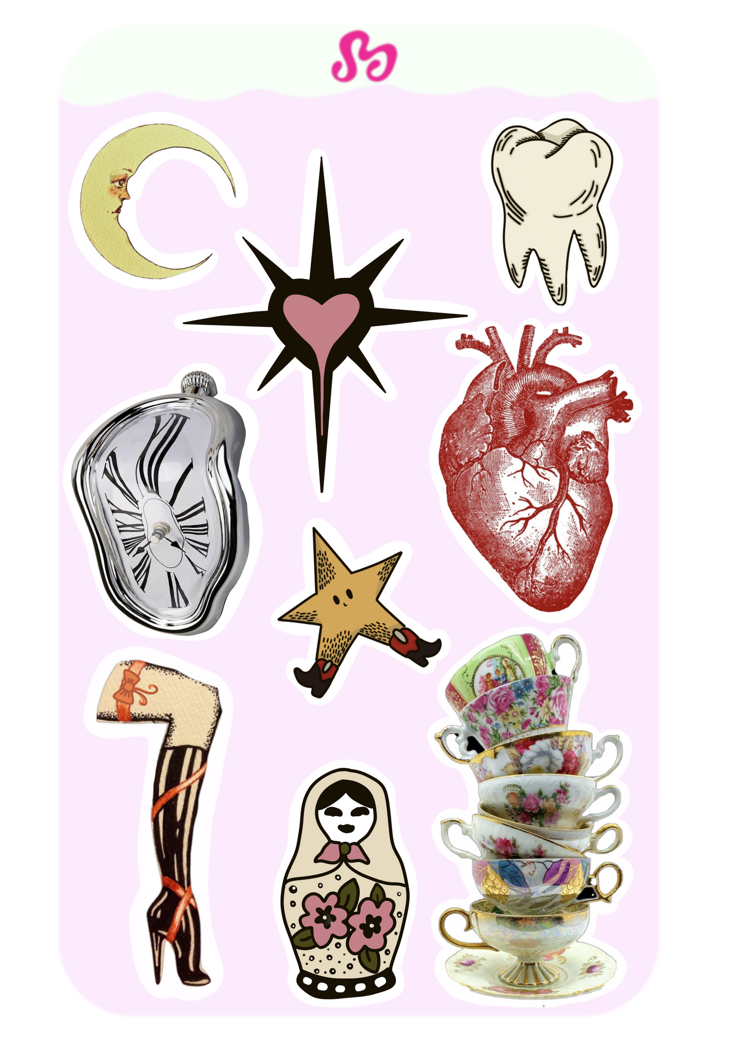 Temper sticker sheet