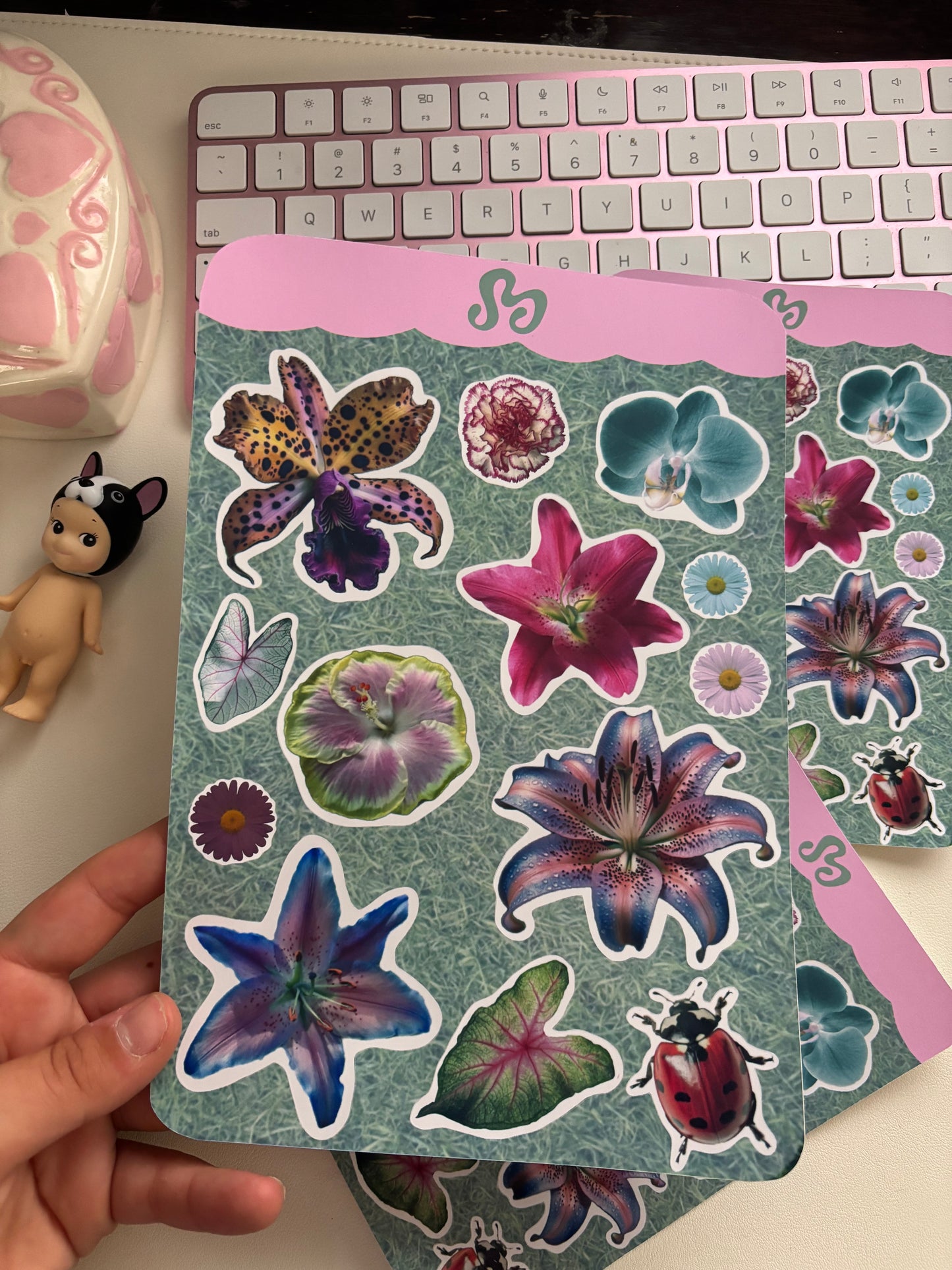Pretty Flower Sticker sheet