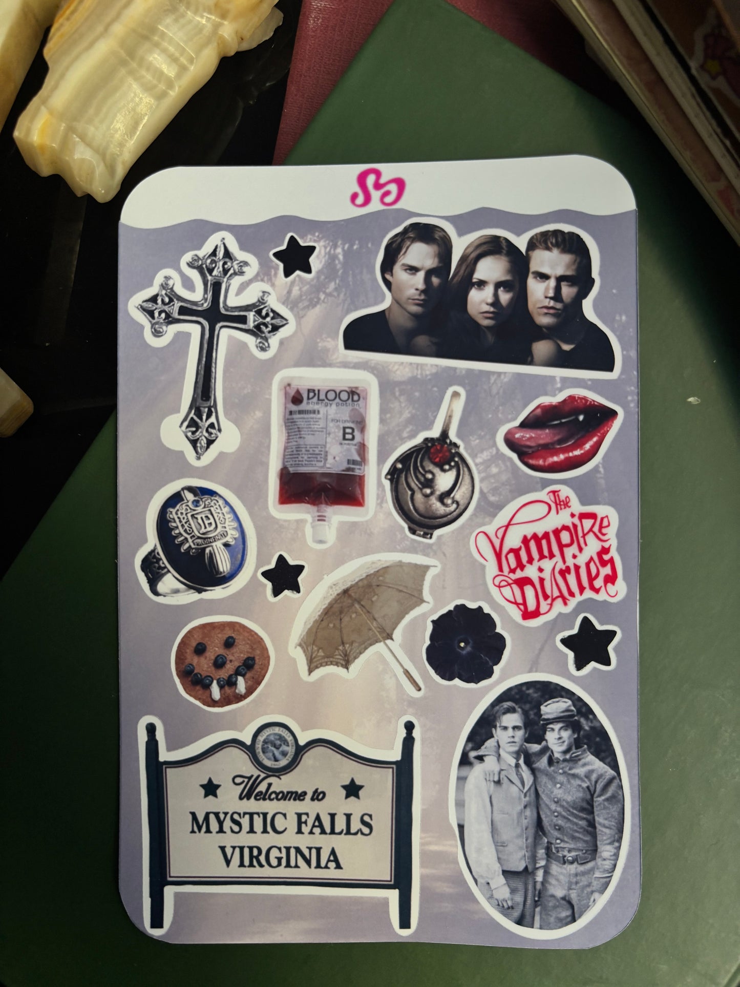 Vampire Diaries sticker sheet
