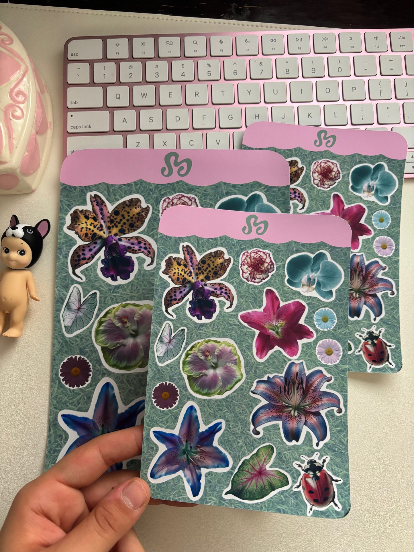 Pretty Flower Sticker sheet