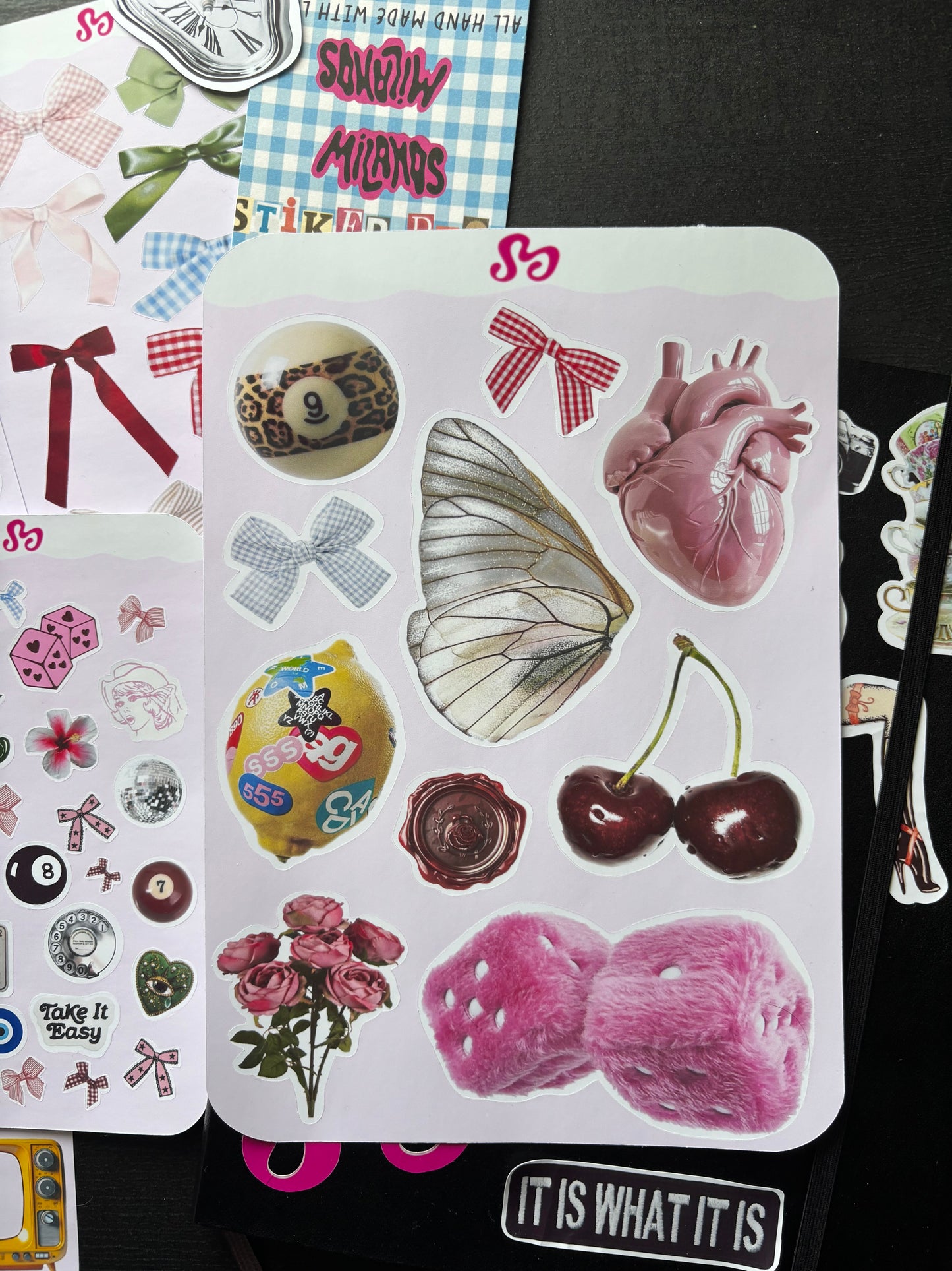 XL baddie sticker sheet