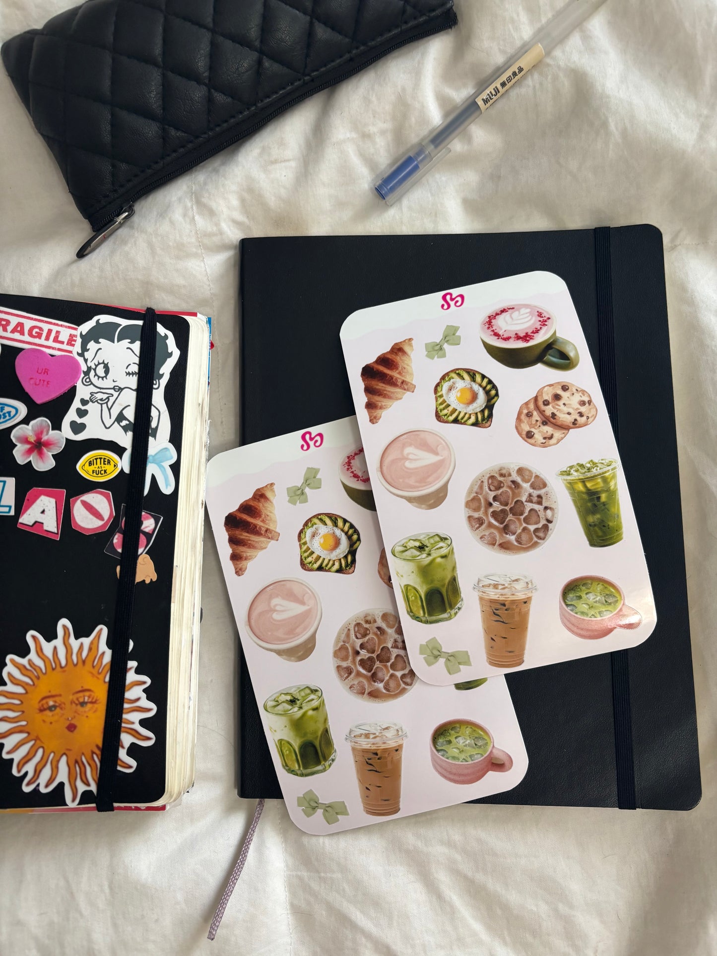 Coffe shop sticker sheet