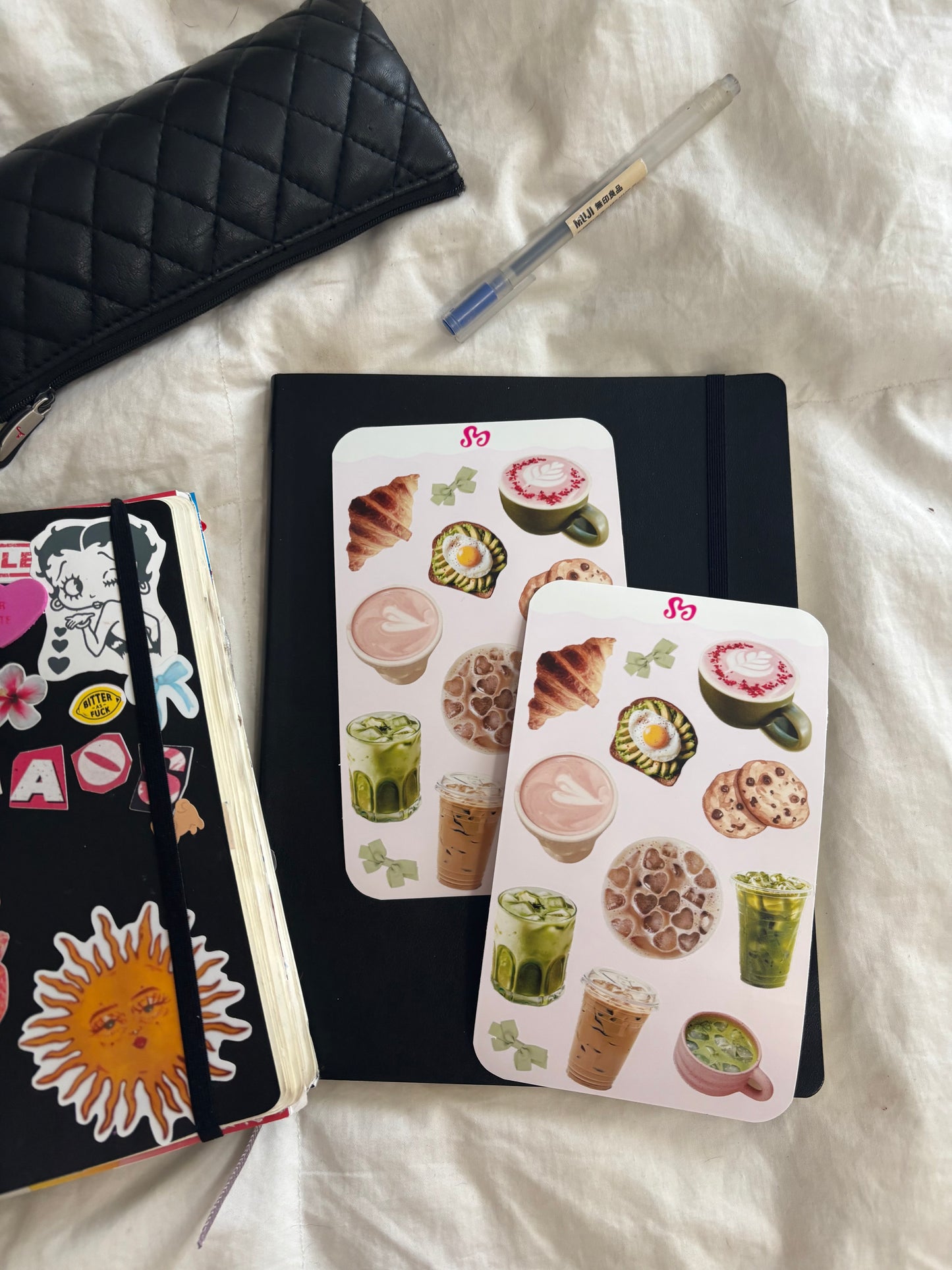 Coffe shop sticker sheet