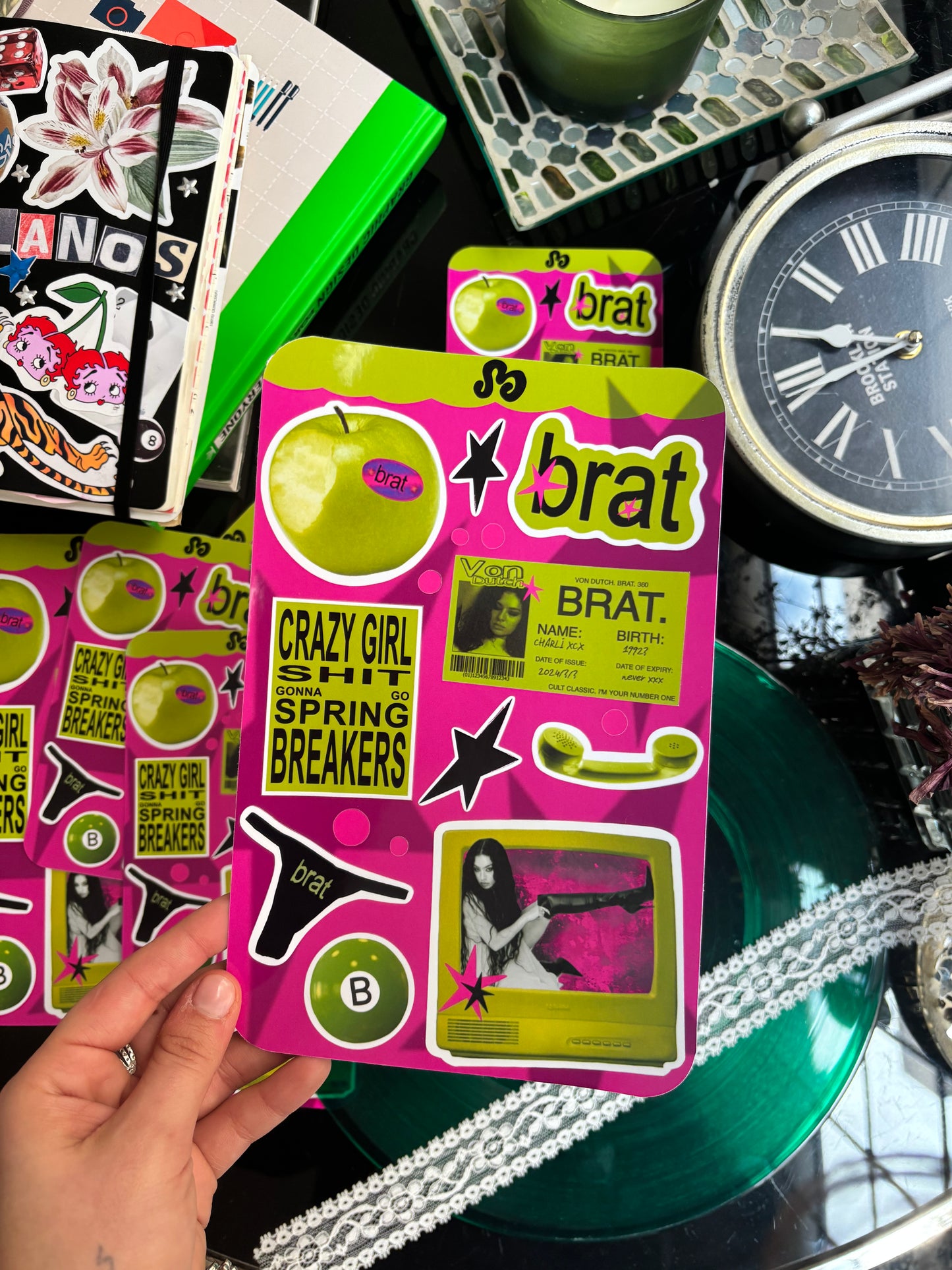 THE xcx sticker sheet