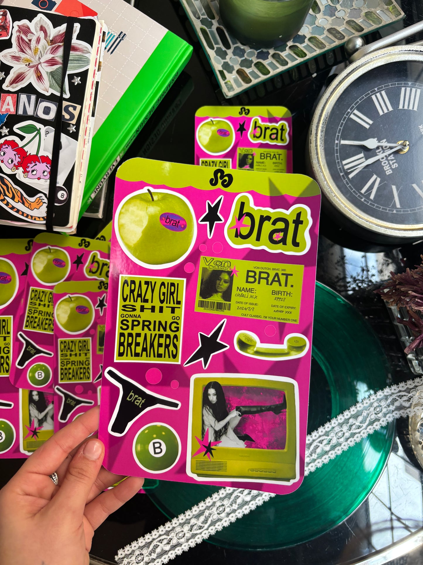 THE xcx sticker sheet