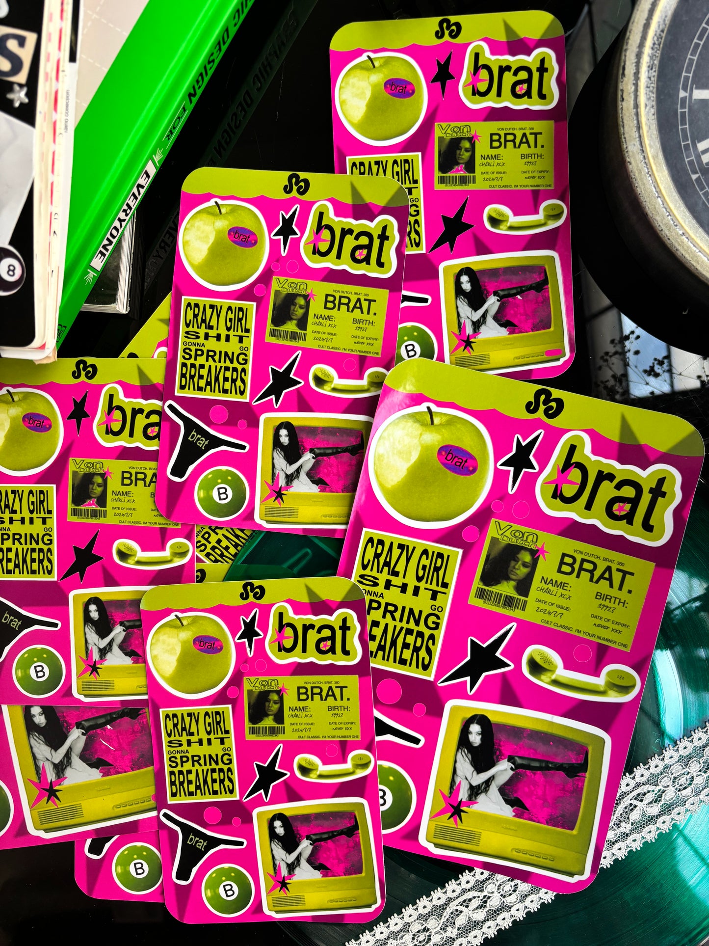 THE xcx sticker sheet