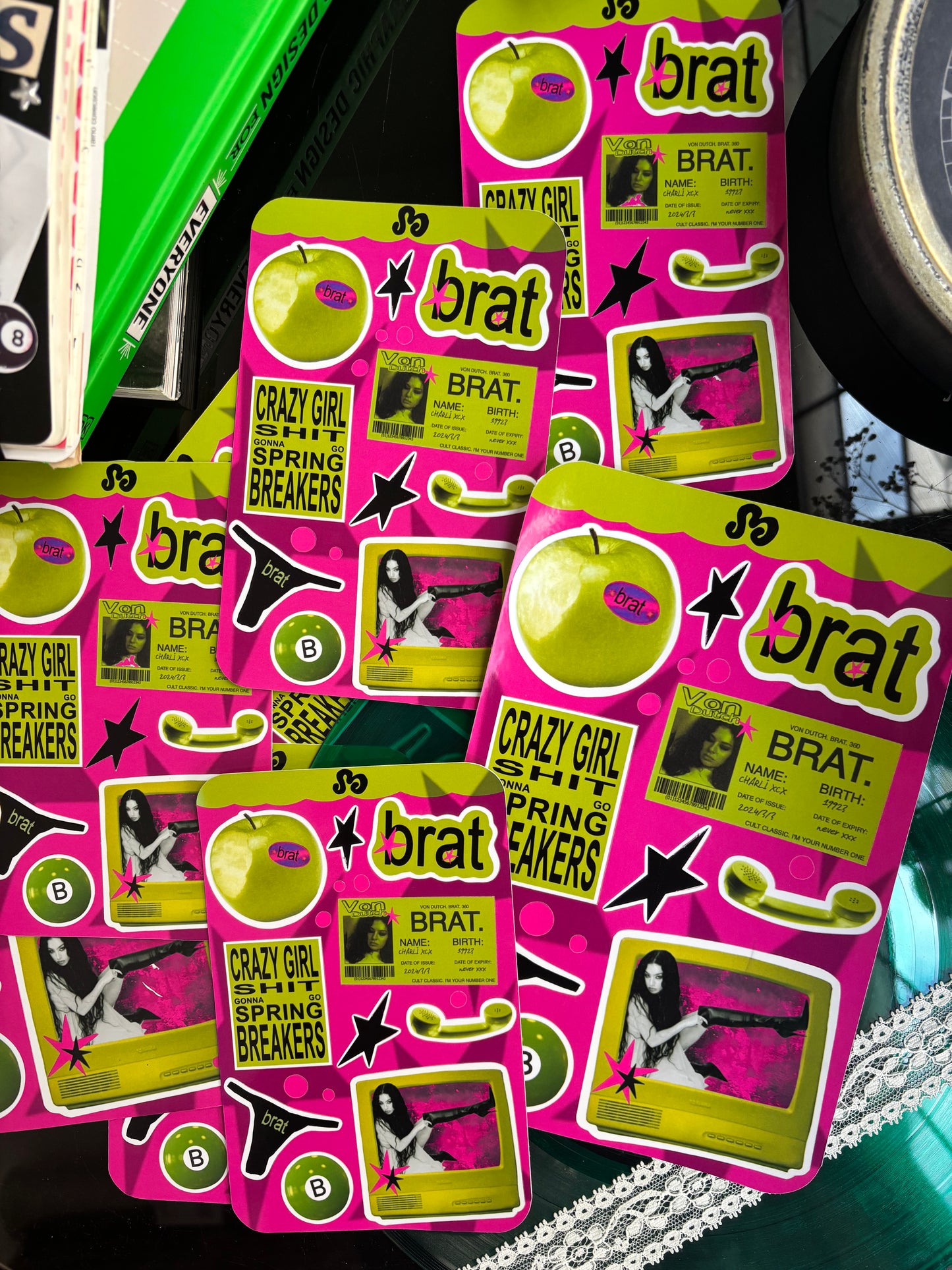 THE xcx sticker sheet
