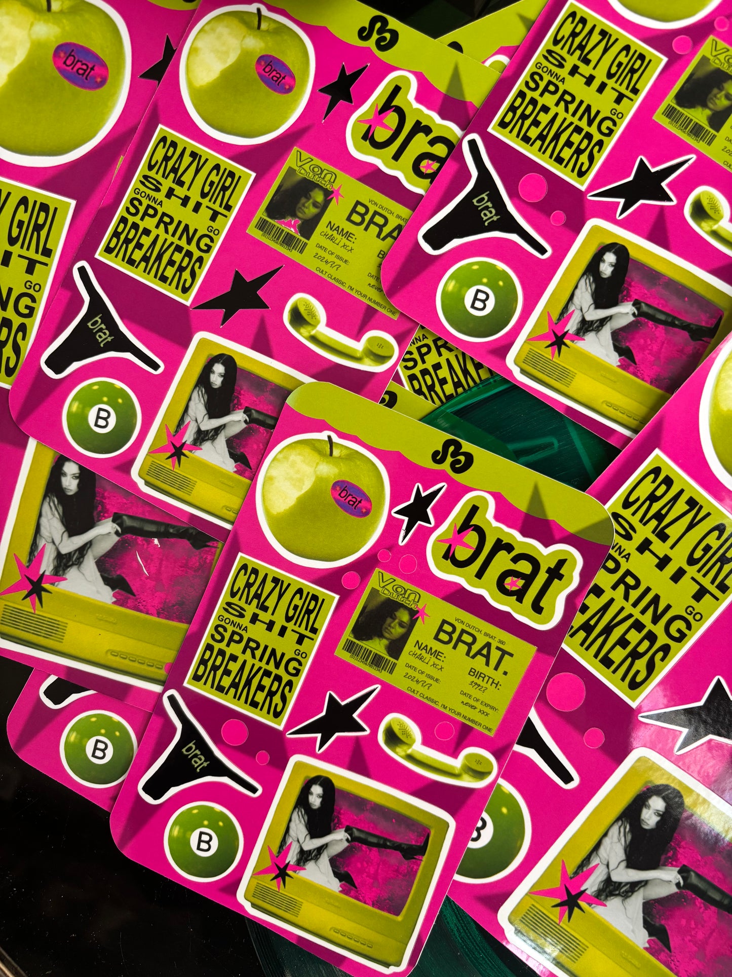 THE xcx sticker sheet