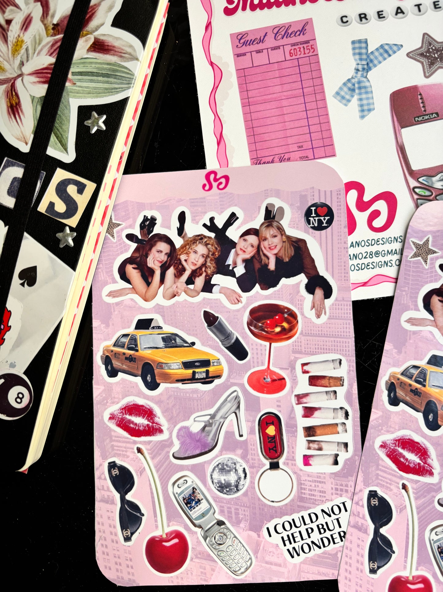 Sex and the city sticker sheet