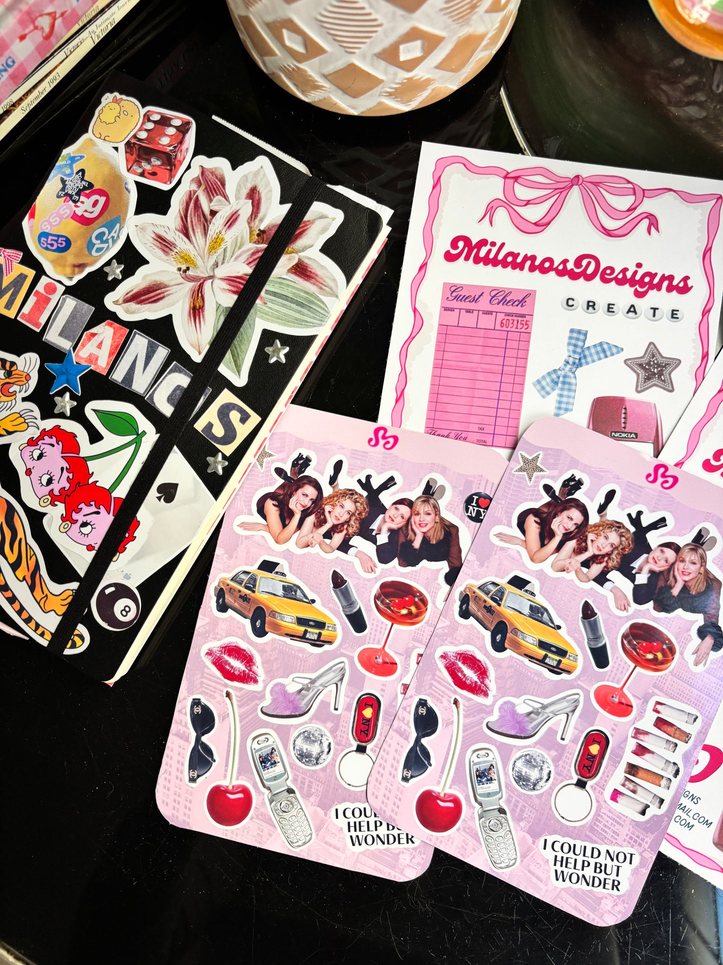 Sex and the city sticker sheet