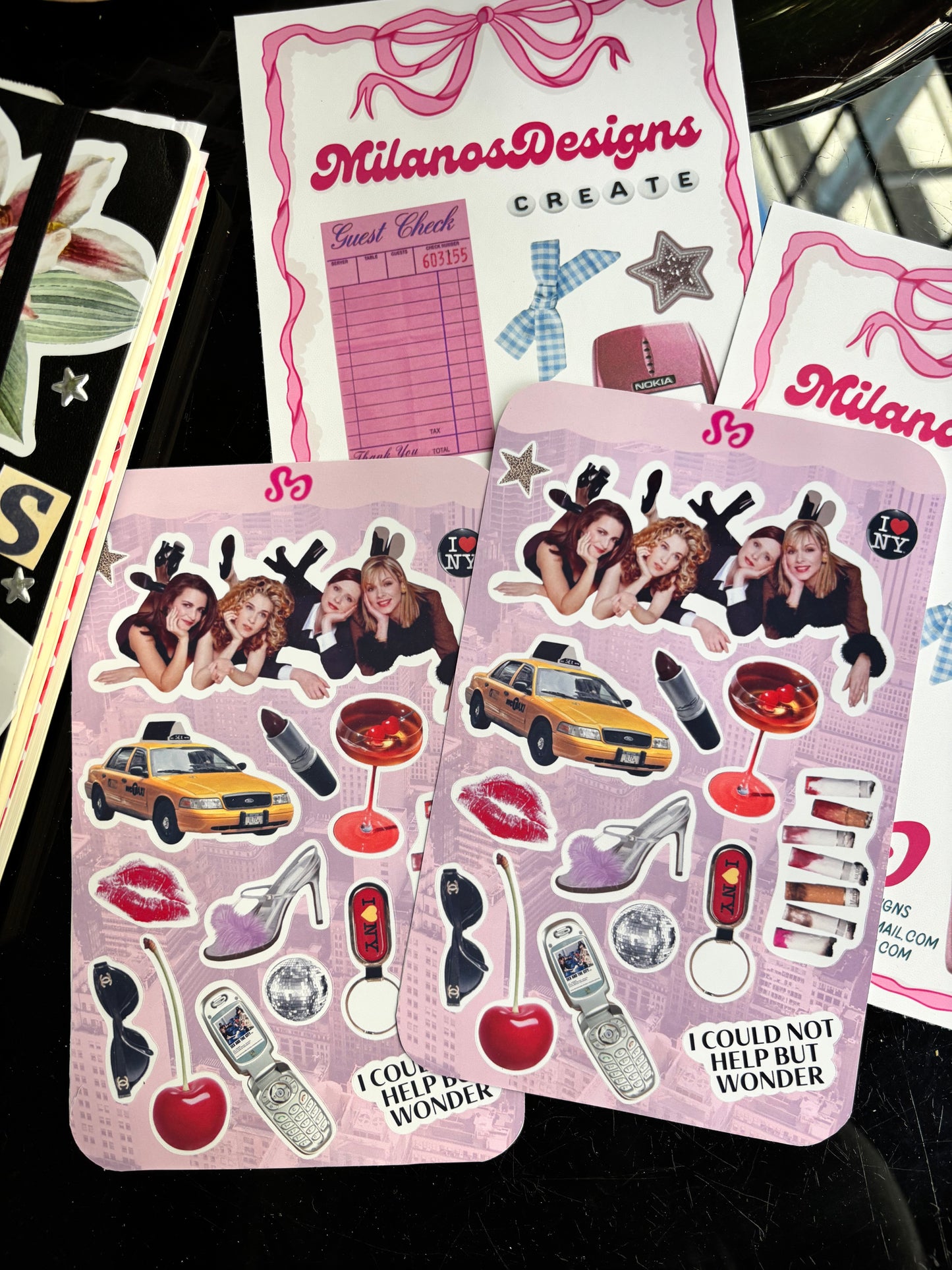 Sex and the city sticker sheet