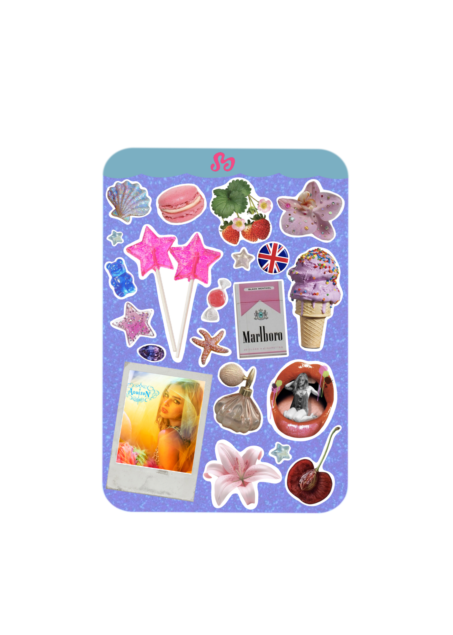 Addison summer sticker sheets