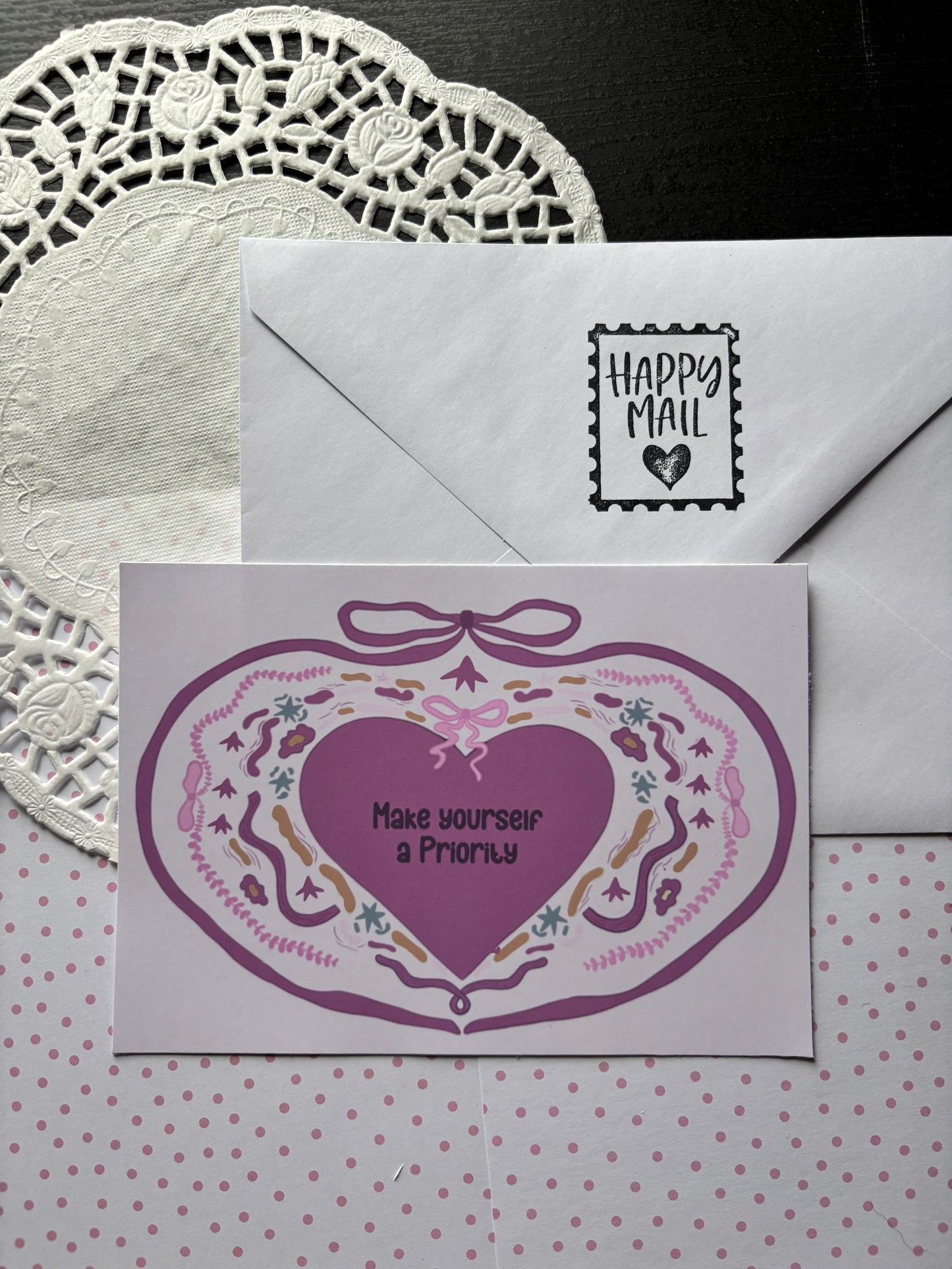 February happy mail card