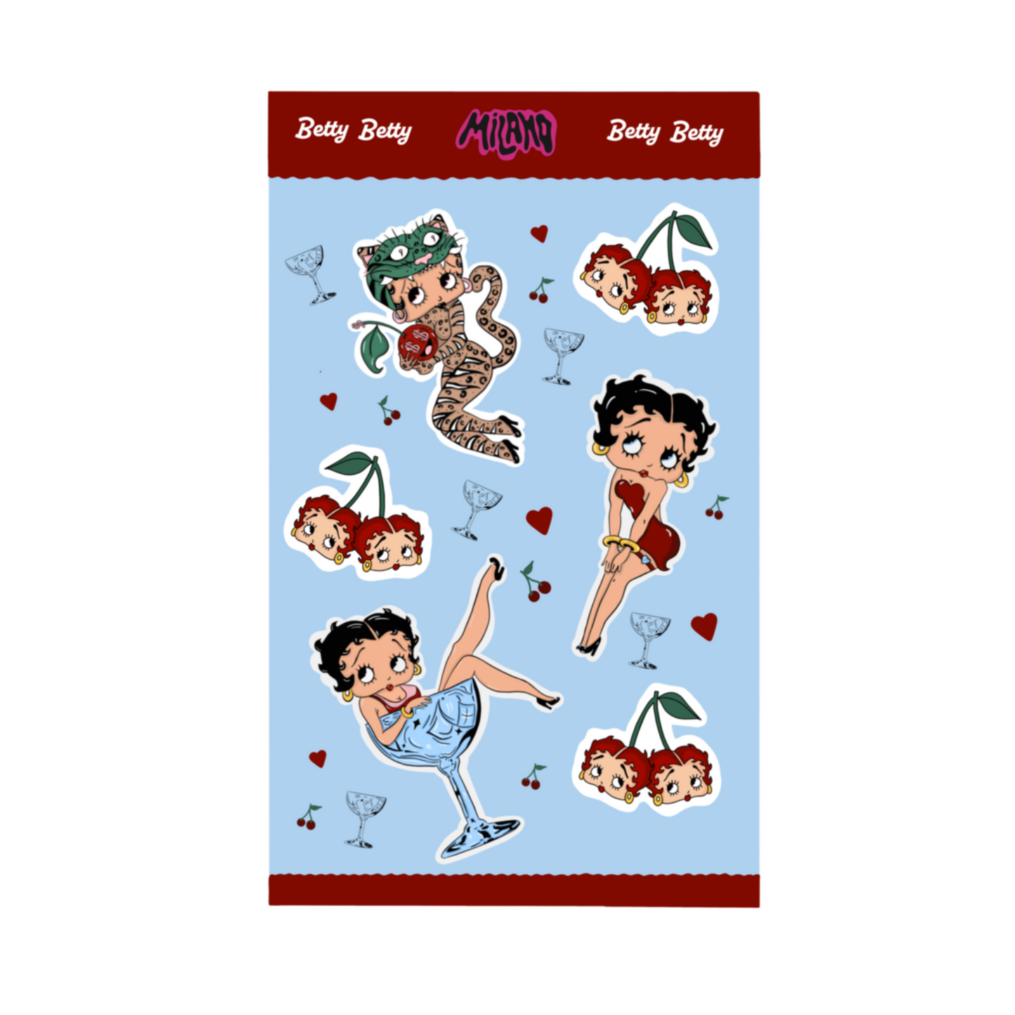 "Betty Betty" Sticker sheet