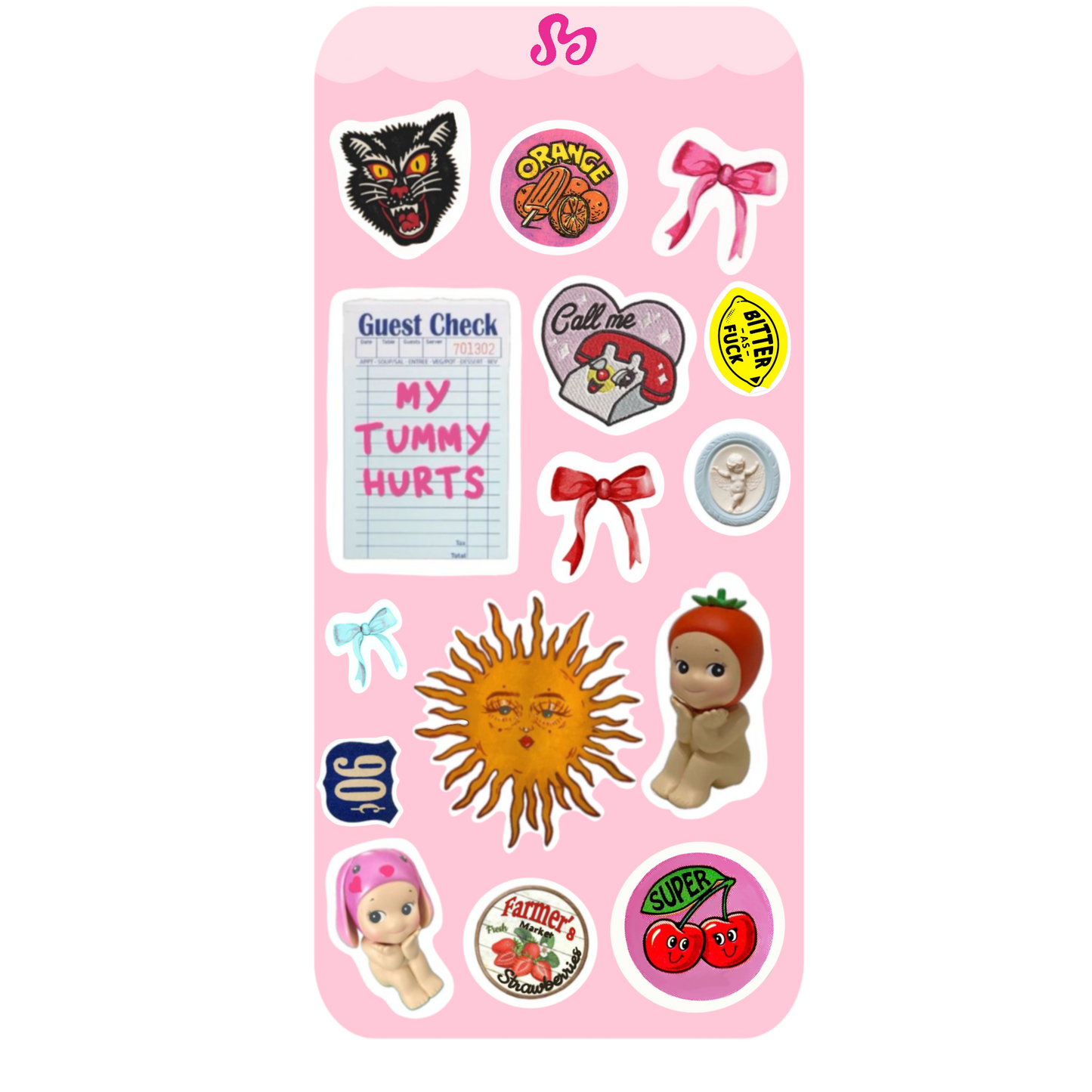 "cool girl" Sticker sheet