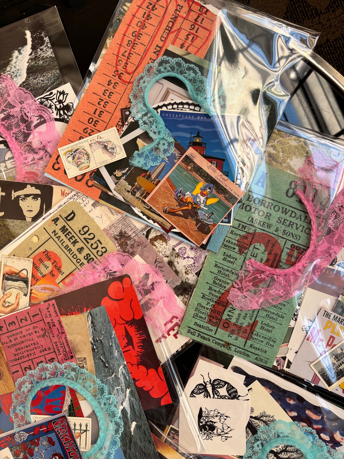 Mystery vintage scrap packs
