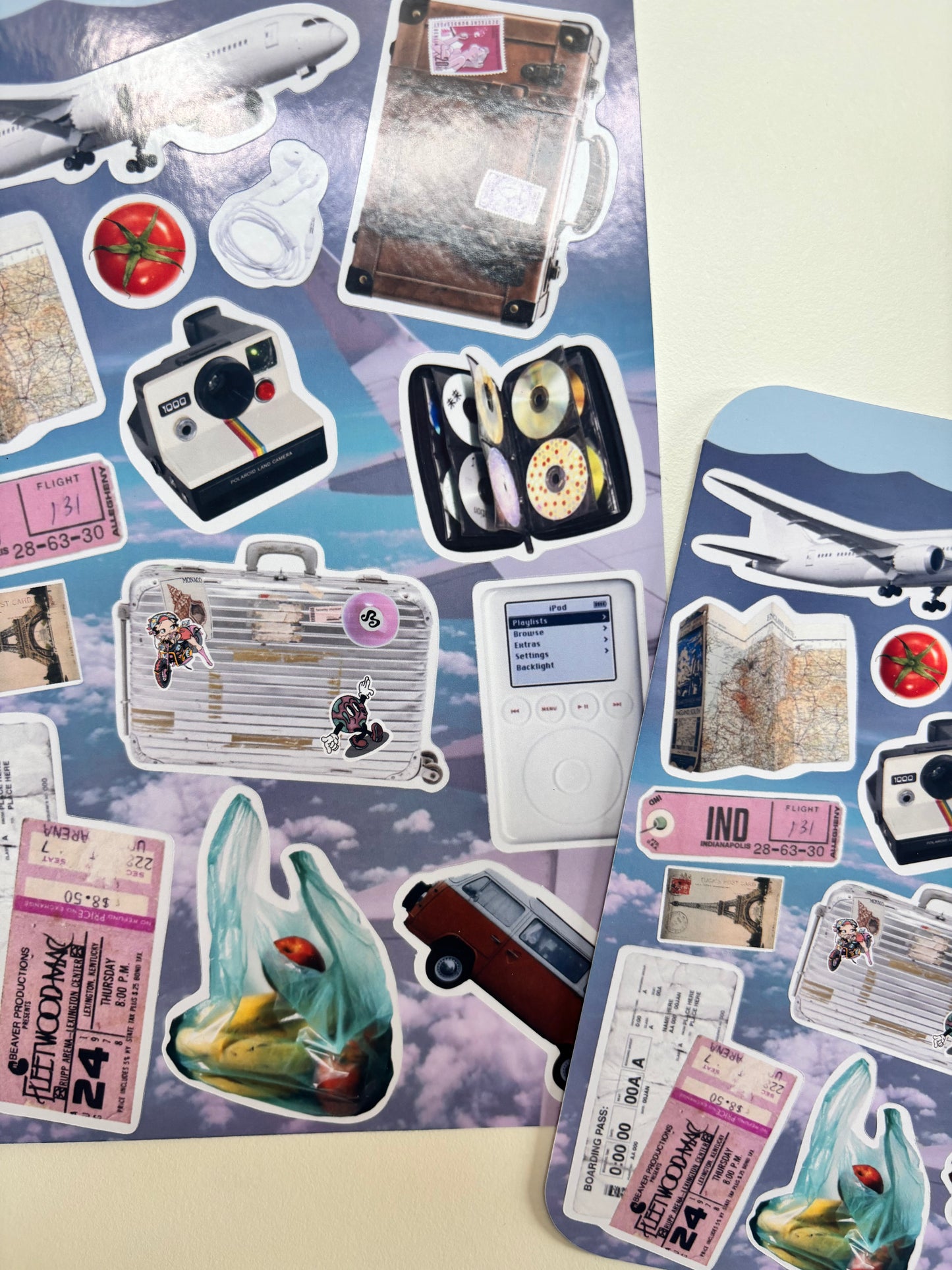 i <3 Traveling sticker sheet