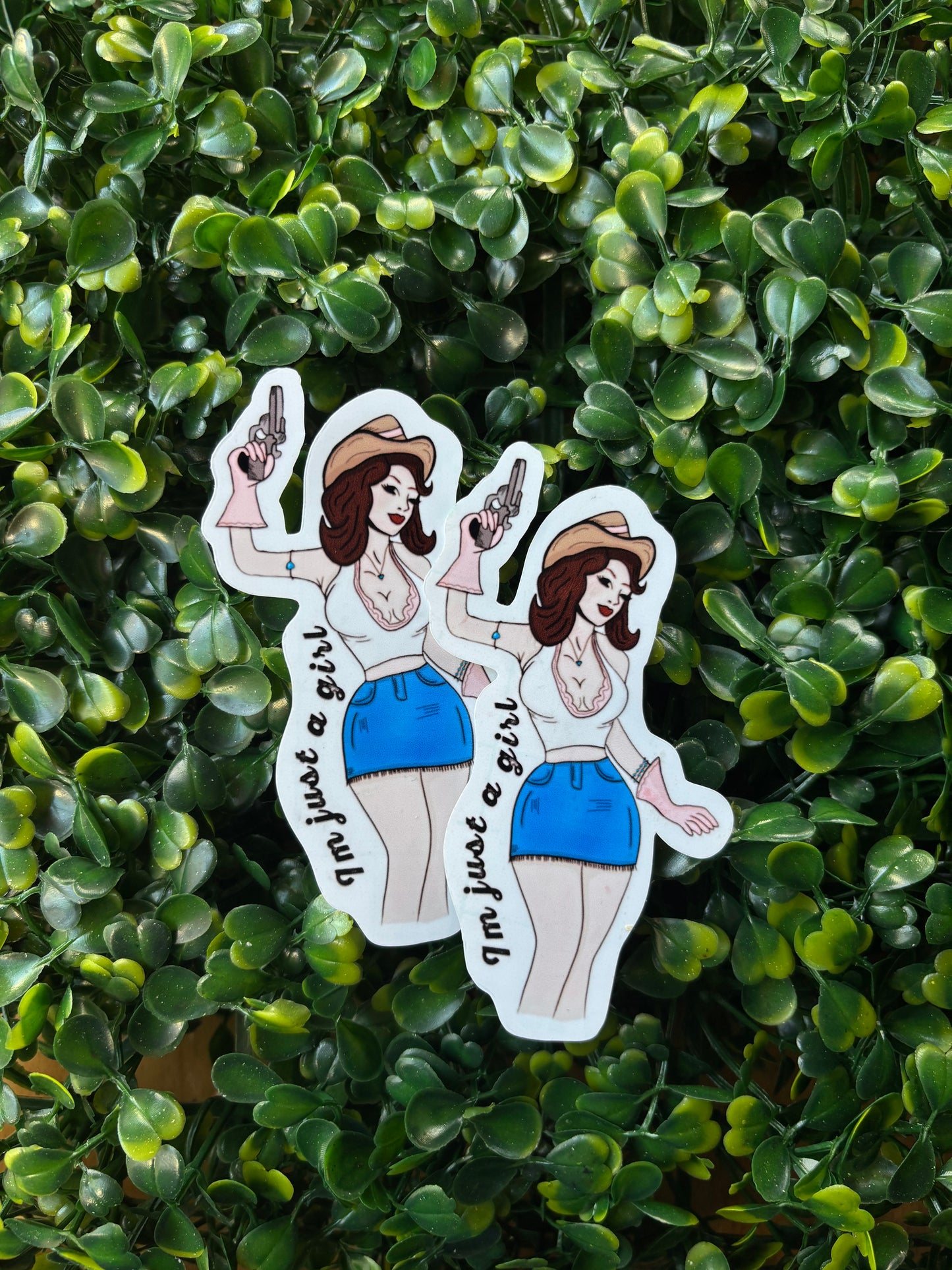 "Im just a girl" Sticker