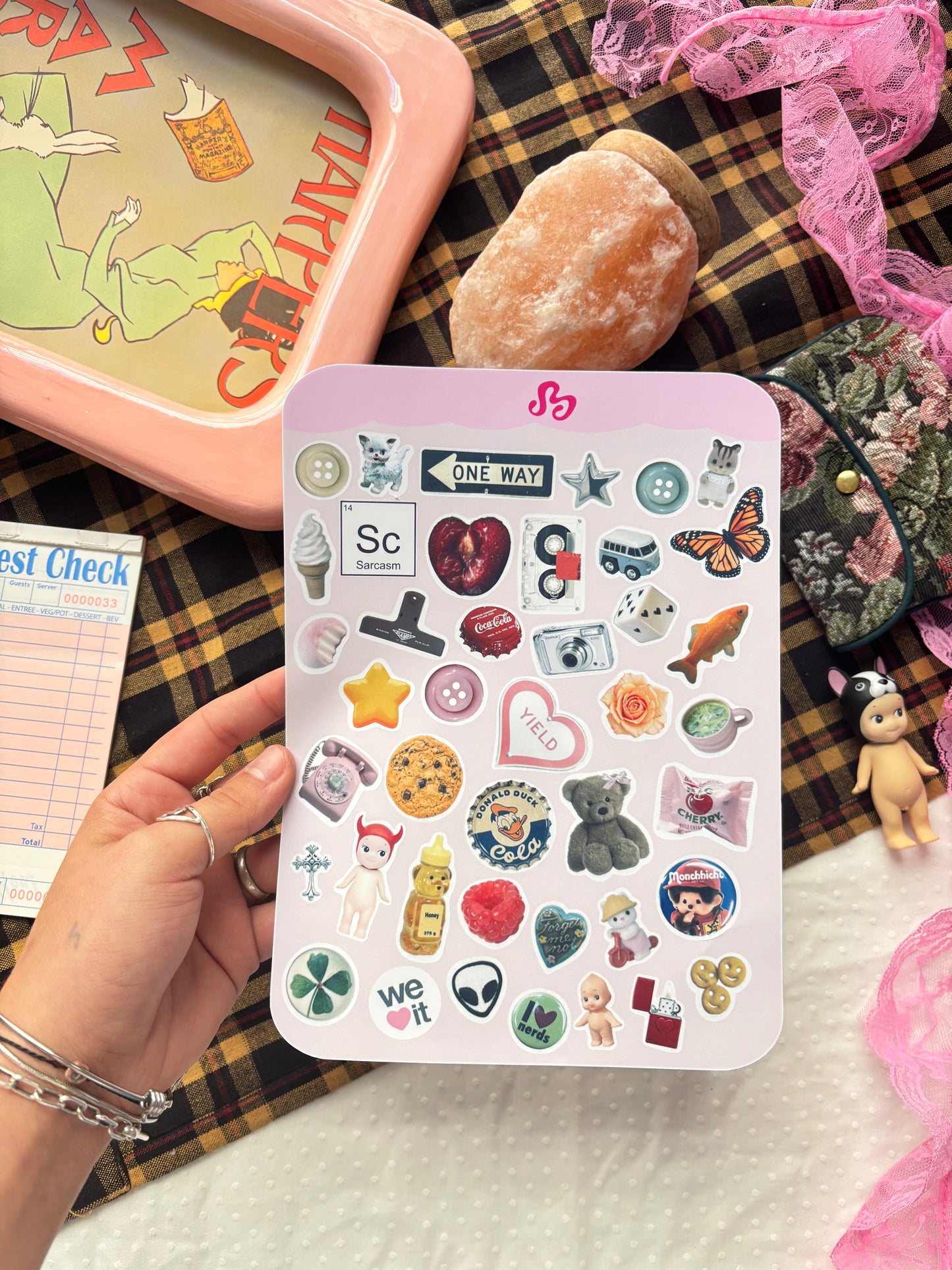 Trinket Lover sticker sheet