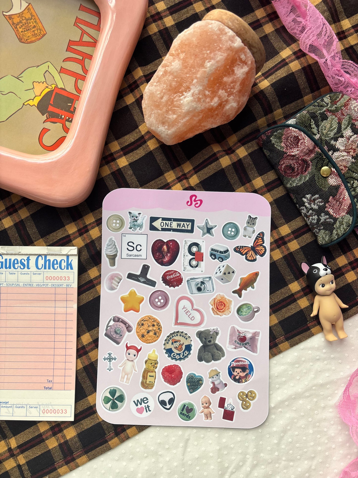 Trinket Lover sticker sheet