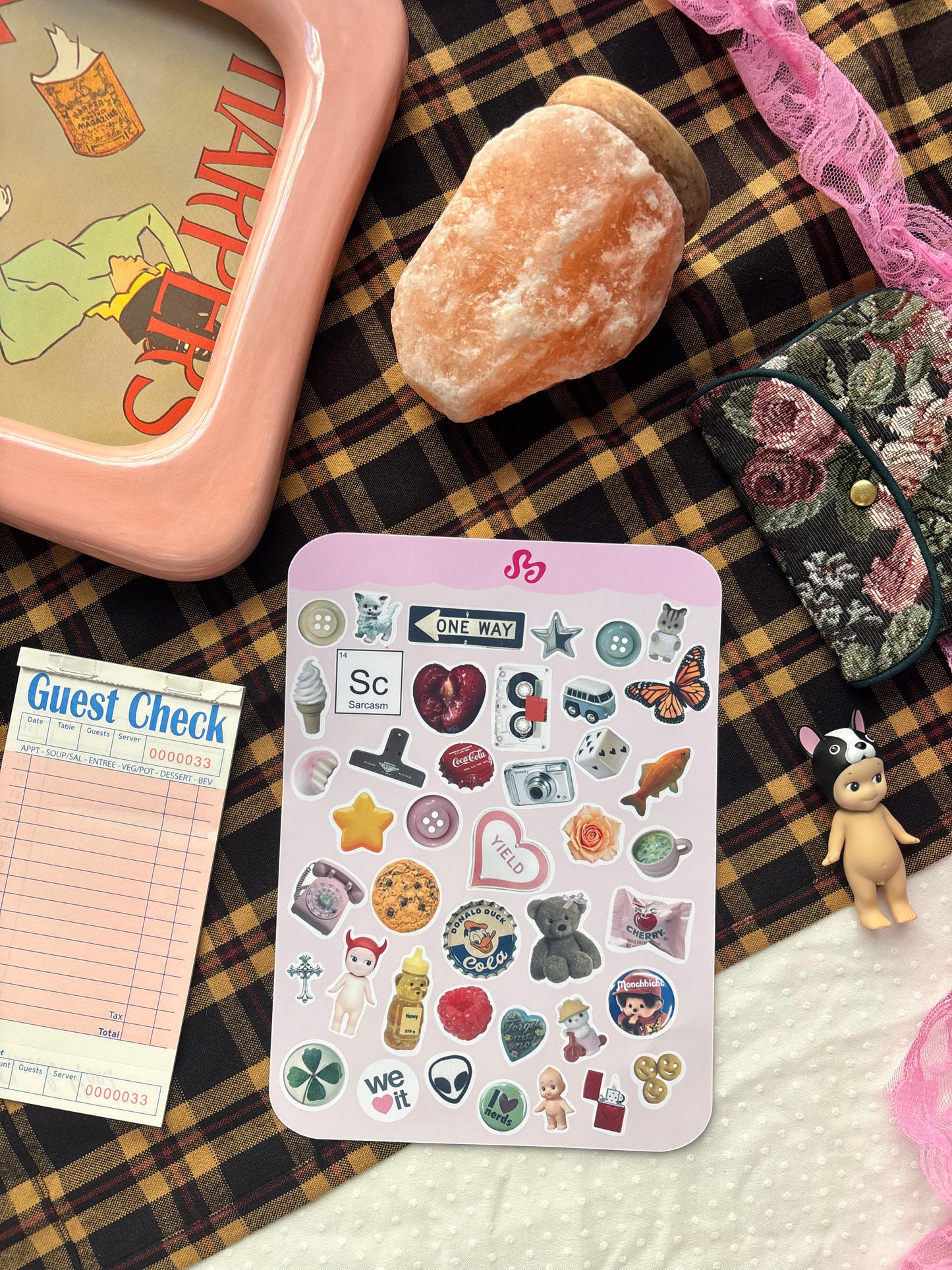 Trinket Lover sticker sheet