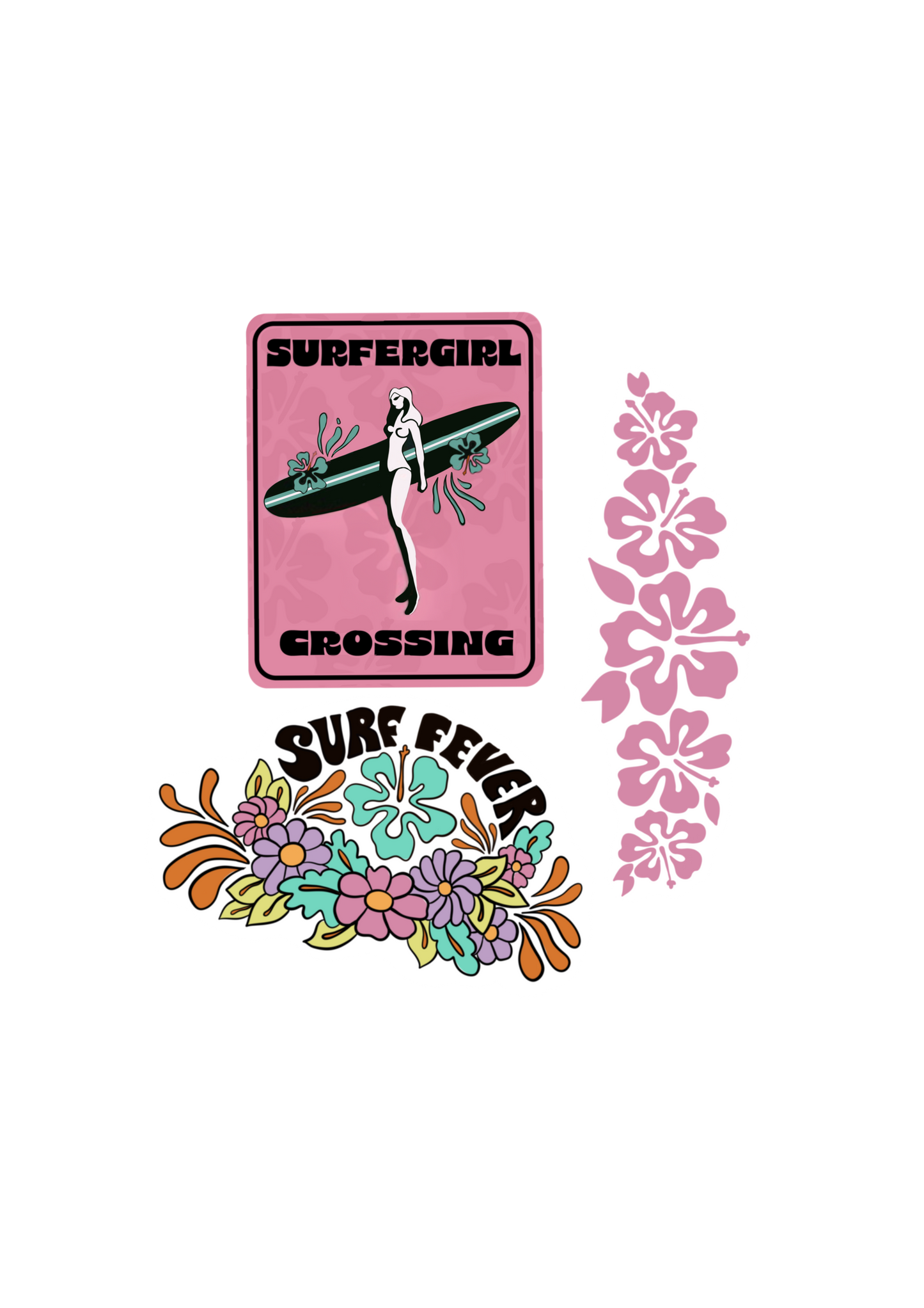 Surf sticker bundle