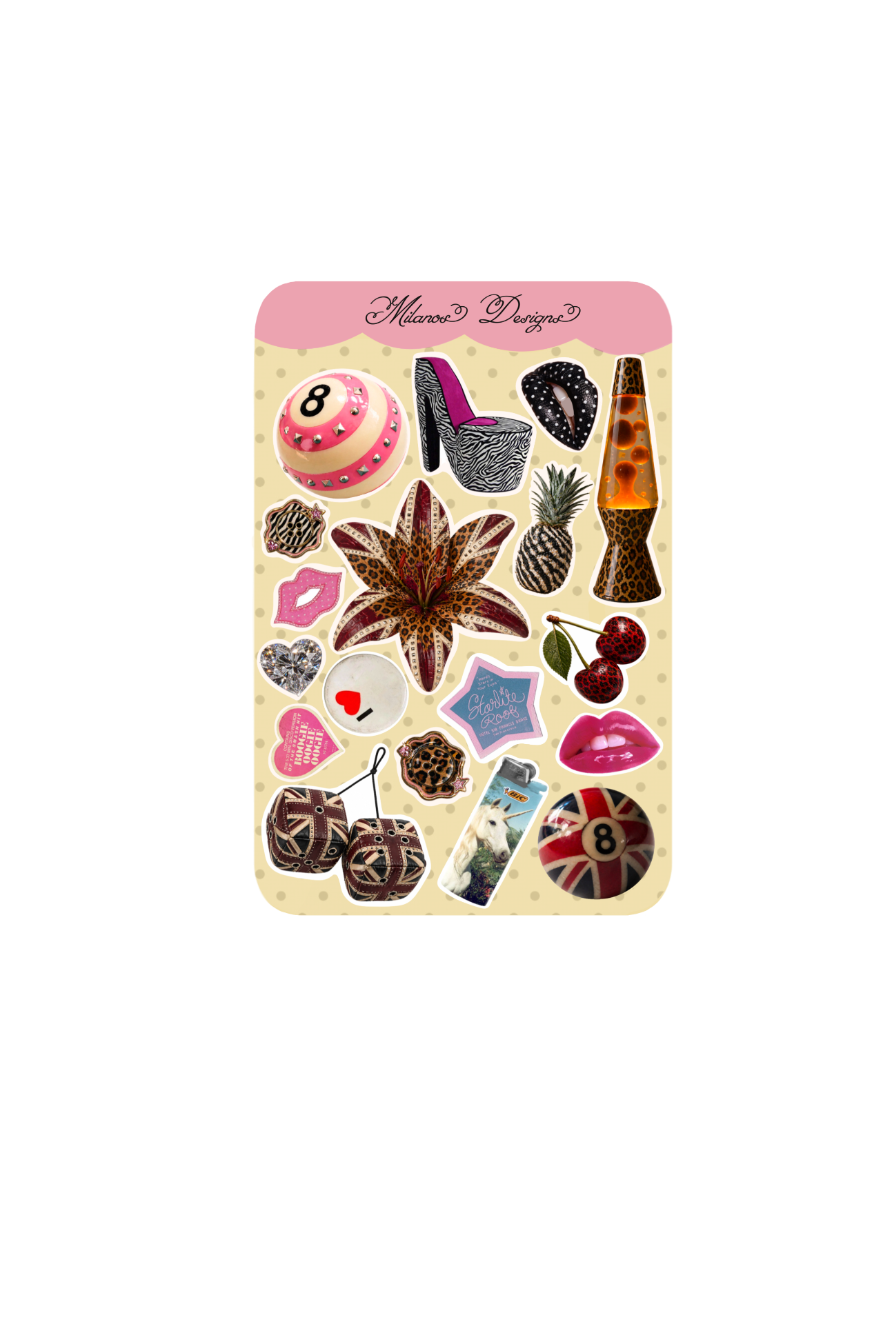 Ultimate girl Sticker sheet