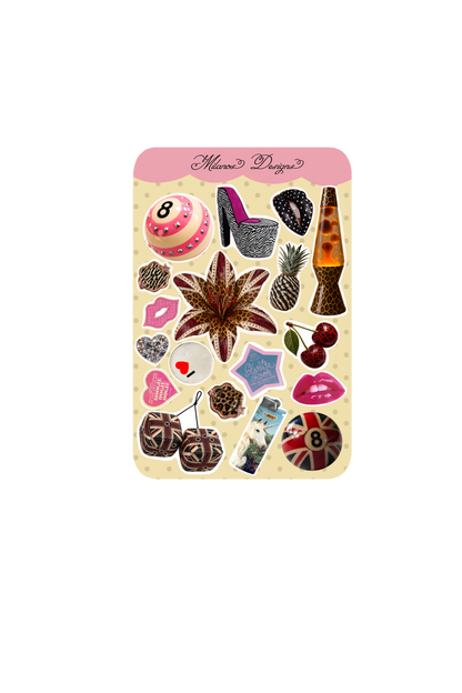 Ultimate girl Sticker sheet
