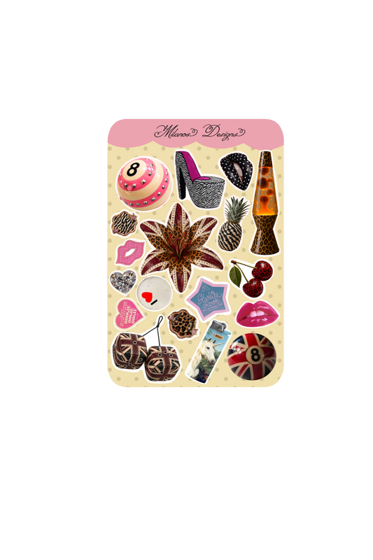 Ultimate girl Sticker sheet