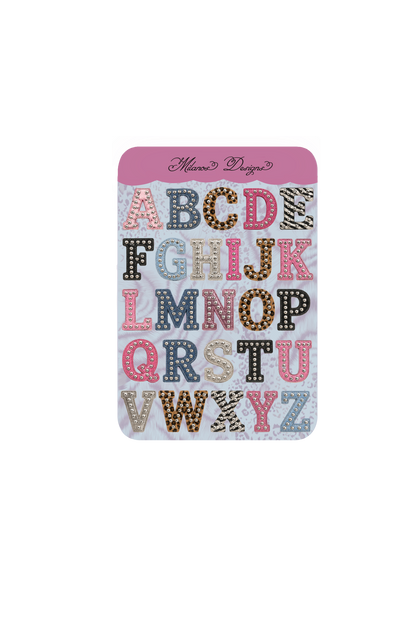 Stud Letters Sticker sheet