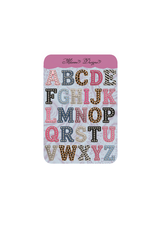 Stud Letters Sticker sheet