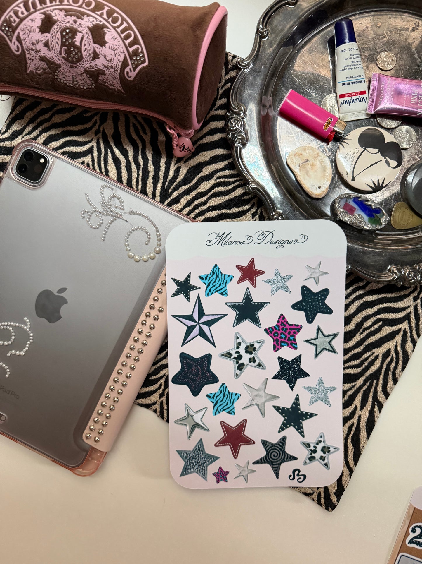 Stars On Everything sticker sheet