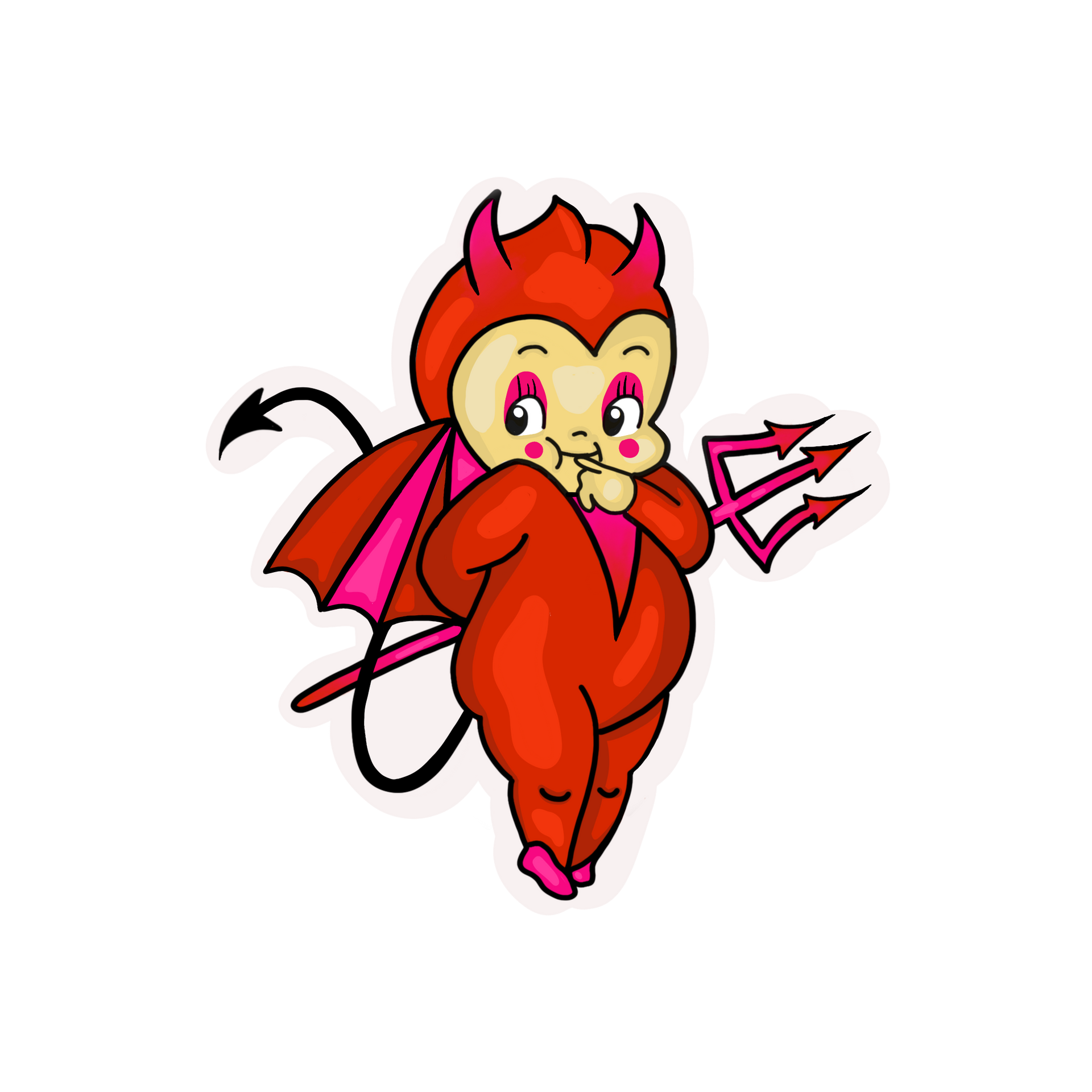 Little Devil” Sticker – MilanosDesigns
