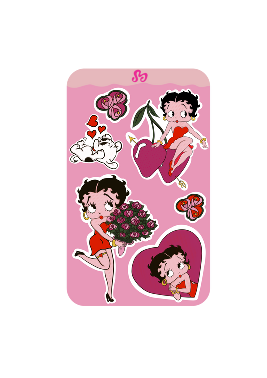 Love Betty Sticker sheet